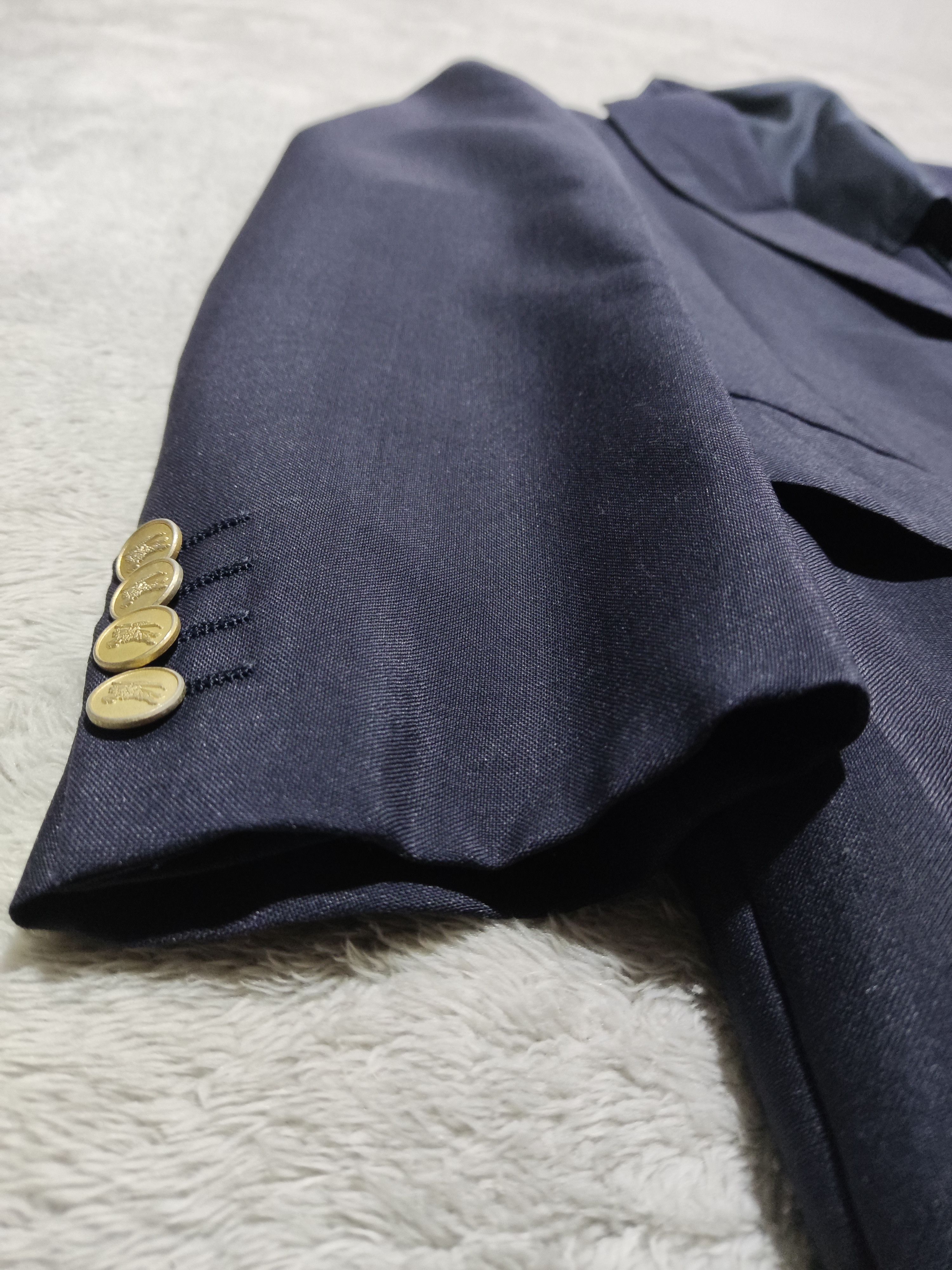 Burberry Prorsum Vintage Luxury Burberrys Navy Suit Set Wool Mohair Japan Size 40S - 19 Thumbnail
