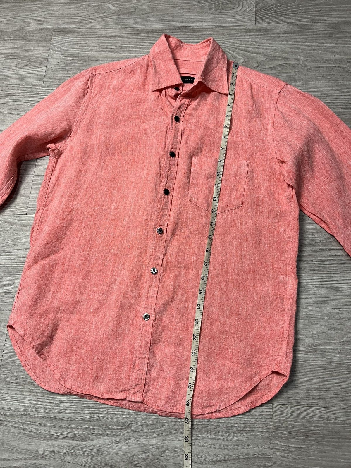 Issey Miyake Vintage Tete Homme Linen Shirt Issey Miyake Size US M / EU 48-50 / 2 - 7 Thumbnail