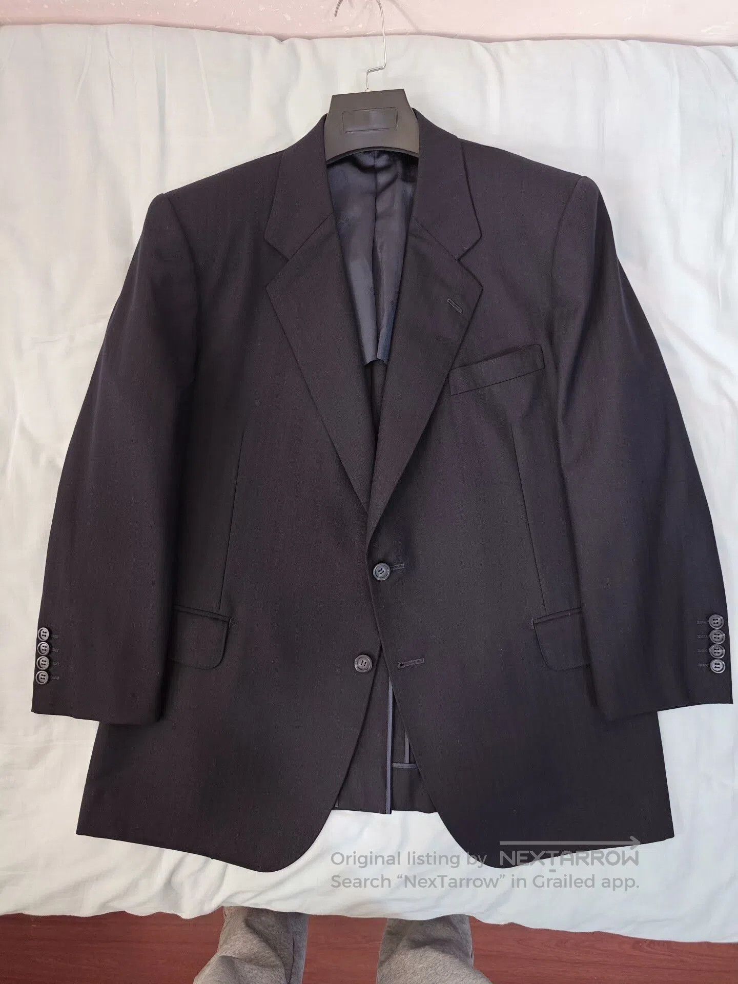 Japanese Brand Custom Tailored Wool Blazer Suit. Size US L / EU 52-54 / 3 - 5 Thumbnail