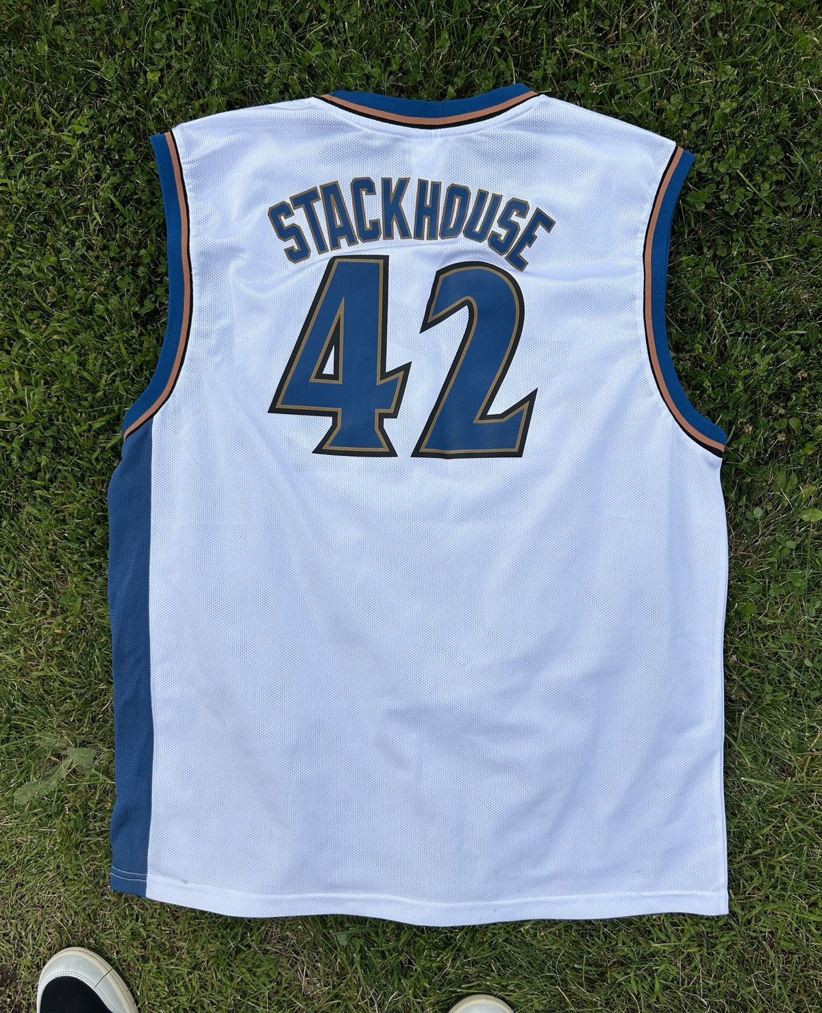 NBA × Reebok Reebok Washington Wizards Jerry Stackhouse NBA Jersey Size US XL / EU 56 / 4 - 2 Thumbnail
