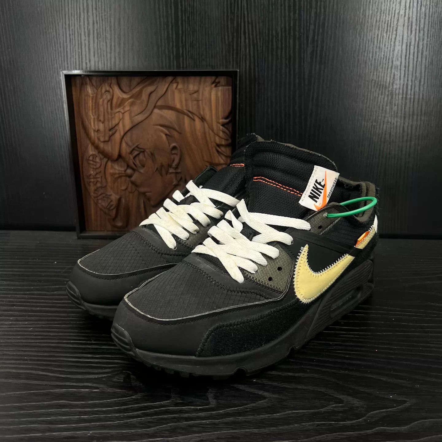 Nike OW Max90 Black 42 Like New Size US 9 / EU 42 - 1 Thumbnail