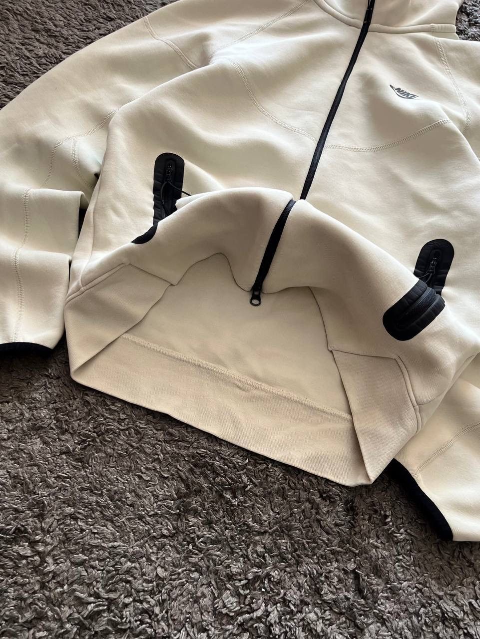 Nike × Vintage Nike Tech-Fleece Zip Streetwear Logo Swoosh Rare Size US M / EU 48-50 / 2 - 8 Thumbnail