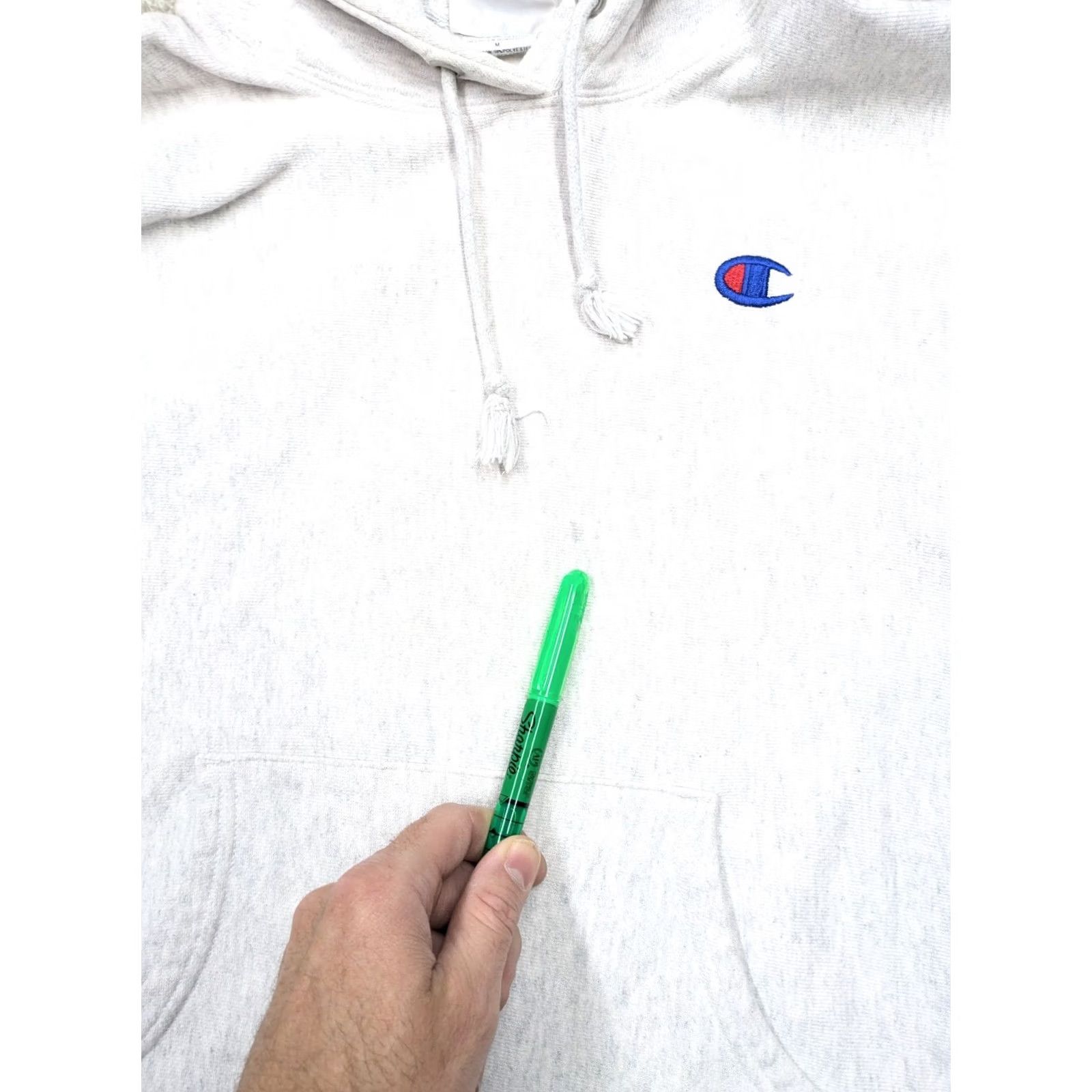Champion Champion Reverse Weave Hoodie Womens M Medium Gray Pullover y2k 90s Size M / US 6-8 / IT 42-44 - 7 Thumbnail
