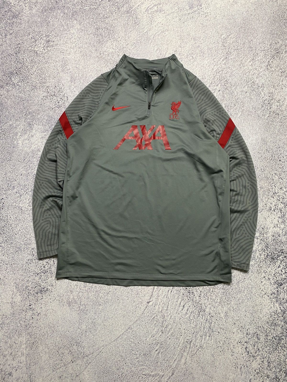 Nike Nike Liverpool FC Training Longslevee Soccer Jersey Drill Size US XL / EU 56 / 4 - 1 Thumbnail
