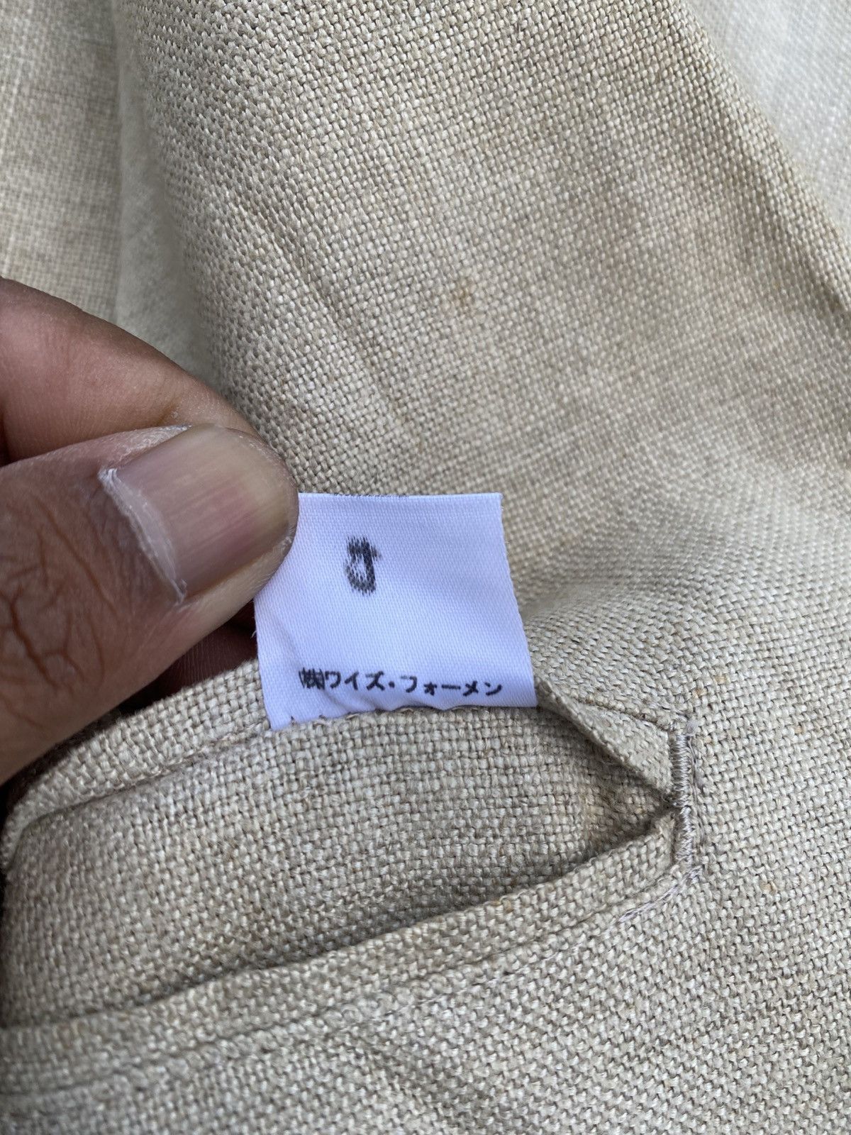Yohji Yamamoto Rare Y's for men Linen Jacket/Blazer Size US M / EU 48-50 / 2 - 16 Thumbnail
