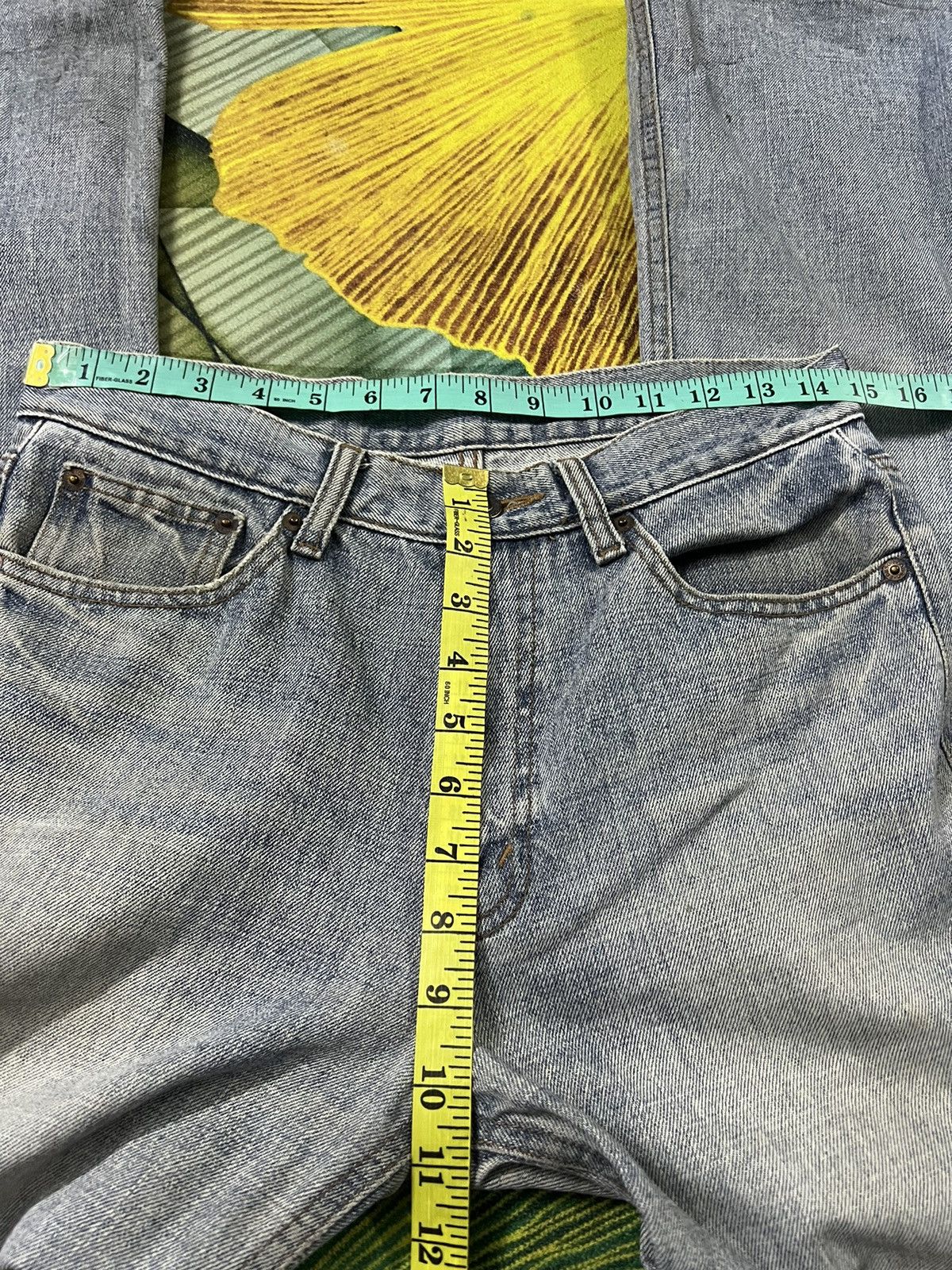 If Six Was Nine × Japanese Brand 💥FLARE💥VINTAGE 90’S BOBSON SINGLE R DISTRESSED JEANS Size US 29 - 12 Thumbnail