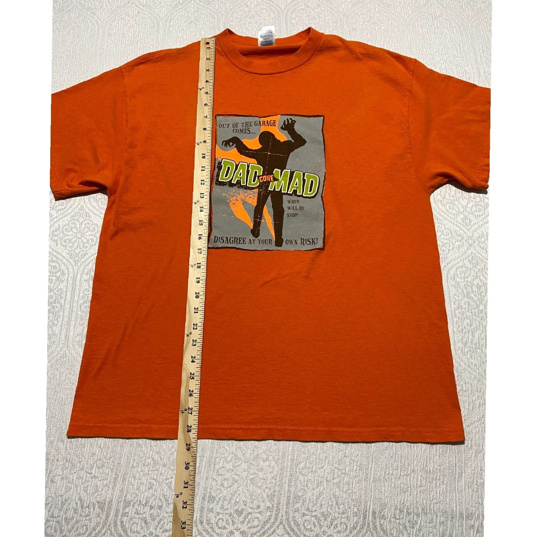 Vintage Delta Pro Weight T Shirt Orange Mens XL Adult Graphic Tee Size US XL / EU 56 / 4 - 7 Thumbnail