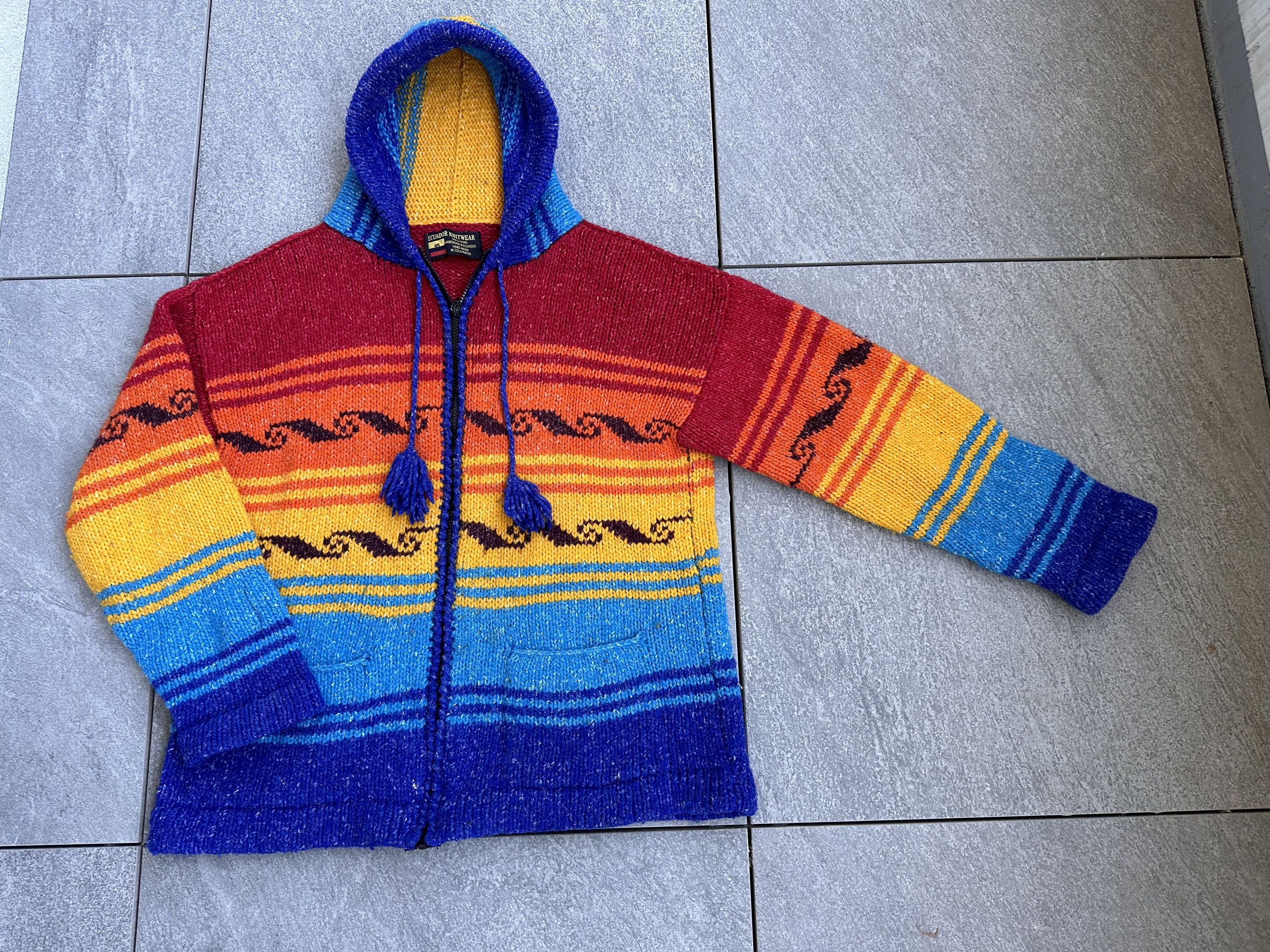 Vintage Vintage Equador hippie style zip hoodie nepal Size US M / EU 48-50 / 2 - 4 Thumbnail
