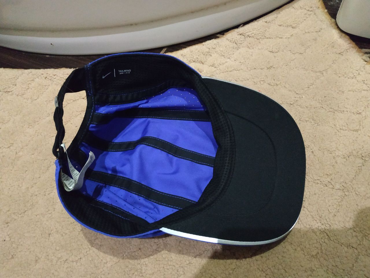 Nike Nike Tailwind Dri-FIT Running Cap Blue 5-Panel Hat Size ONE SIZE - 7 Thumbnail