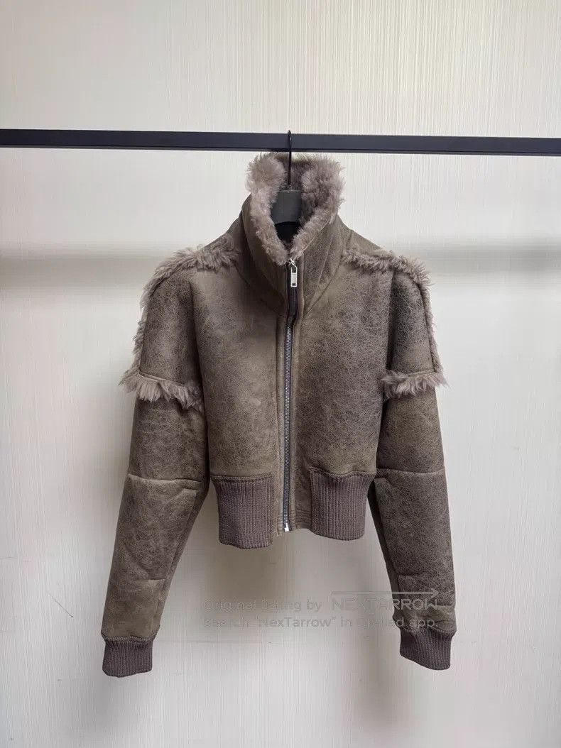 Rick Owens Rick Owens 25FW Vampire Stand Collar Shearling Leather Jac Size L / US 10 / IT 46 - 1 Thumbnail