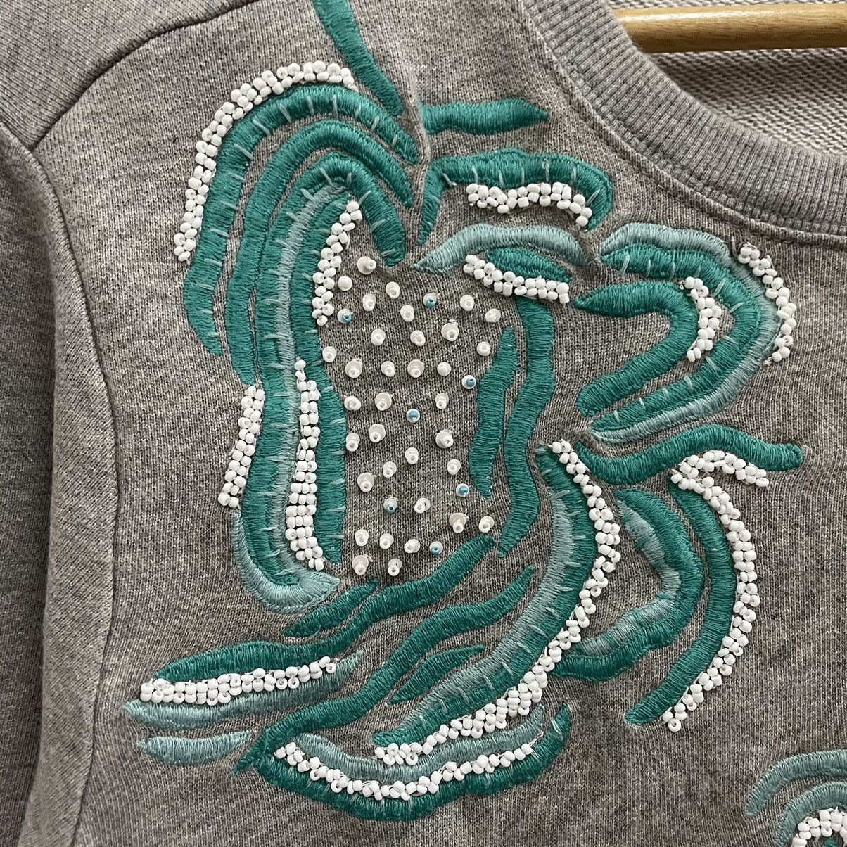 Vintage 🔥Vintage Retro Motive Flower Blink Glow Design Sweatshirts Size US S / EU 44-46 / 1 - 4 Thumbnail