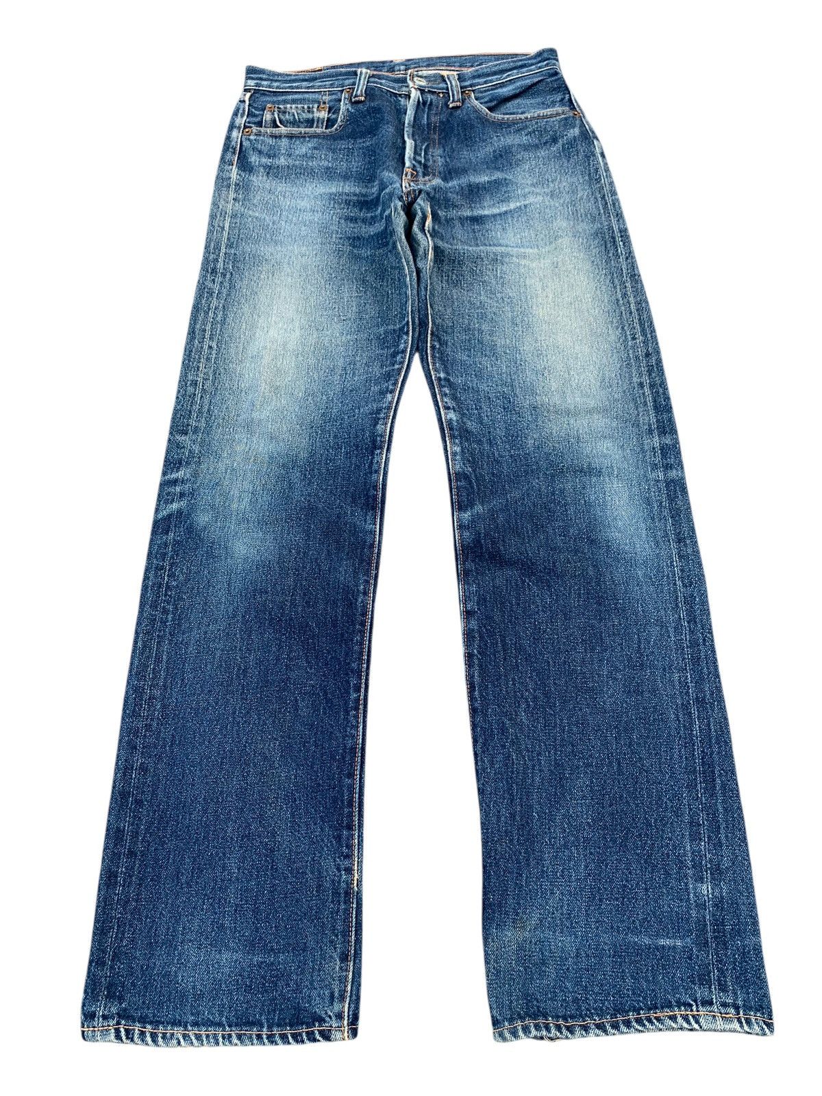 Denime VINTAGE DENIME SELVEDGE MUDWASH DISTRESSED JAPANESE DENIM Size US 30 / EU 46 - 3 Thumbnail