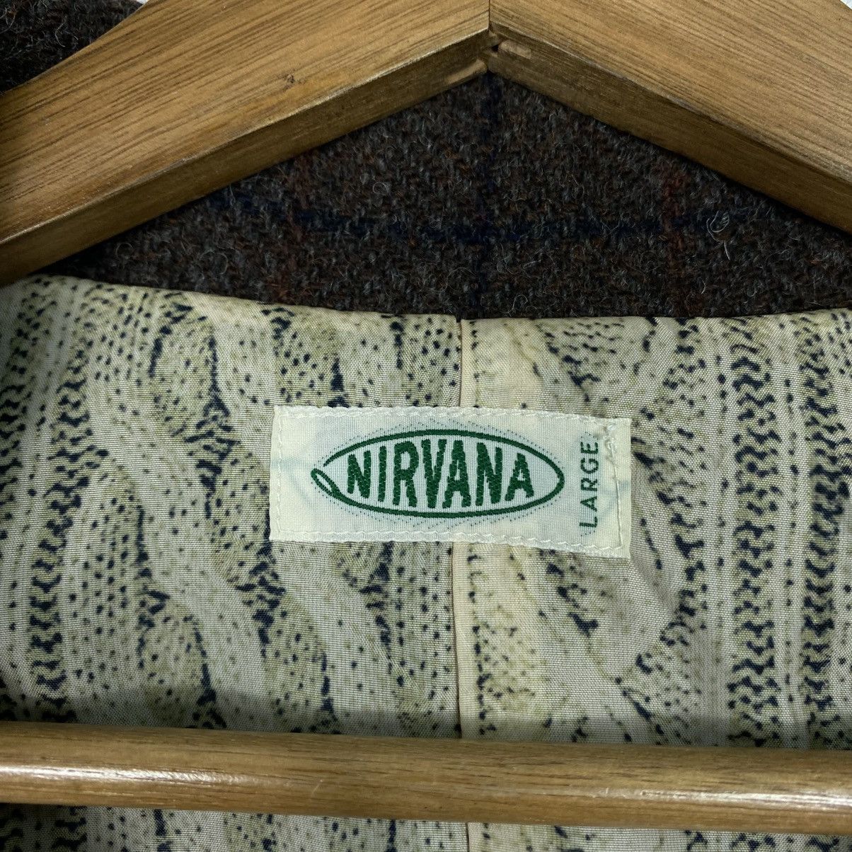 Japanese Brand Vintage Wool Jacket Tartan Blaket Nirvana Issey Miyake Size US L / EU 52-54 / 3 - 18 Thumbnail