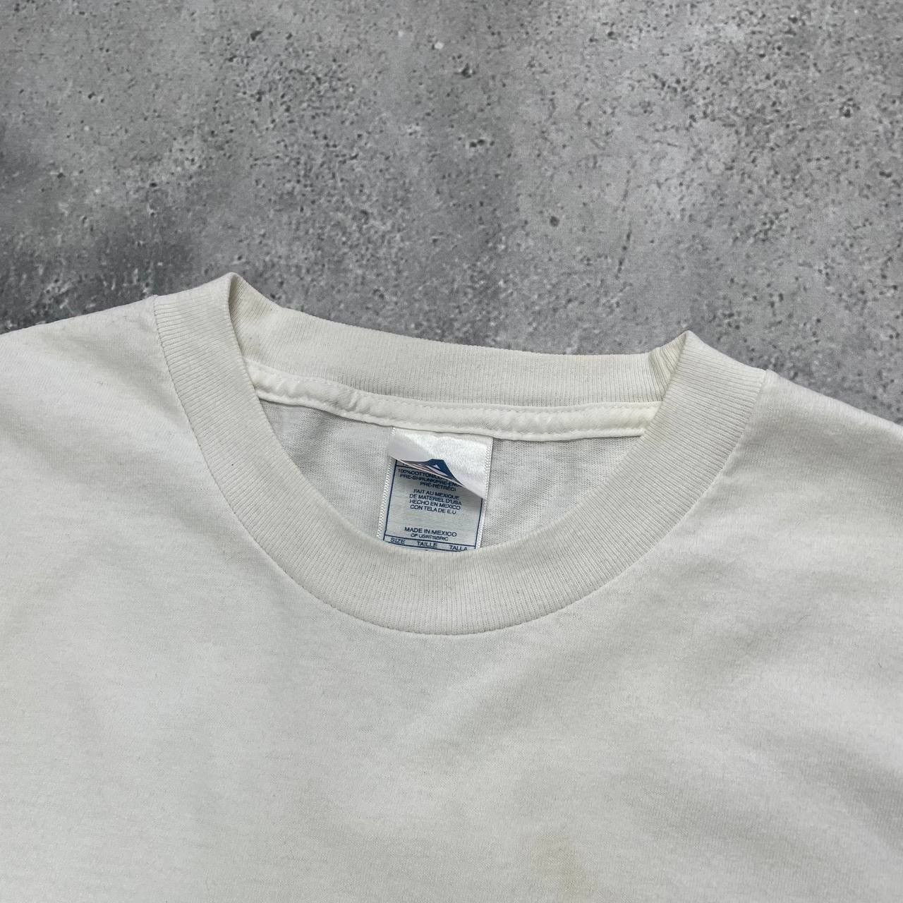 Vintage Vintage 2000s Parks Dropping In Skateboarding T Shirt White Size US L / EU 52-54 / 3 - 8 Thumbnail