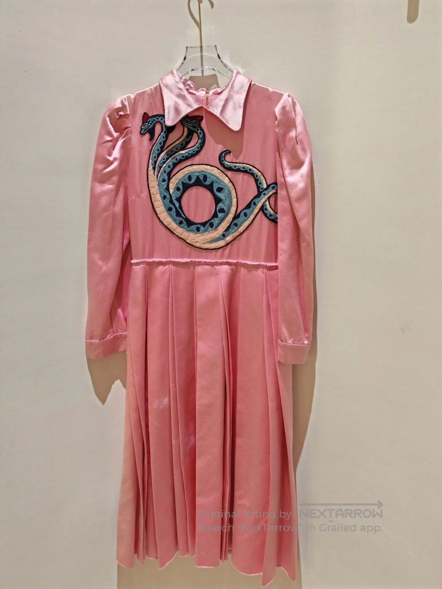 Gucci Gucci Pink Satin Dress Size 42. Size M / US 6-8 / IT 42-44 - 6 Thumbnail
