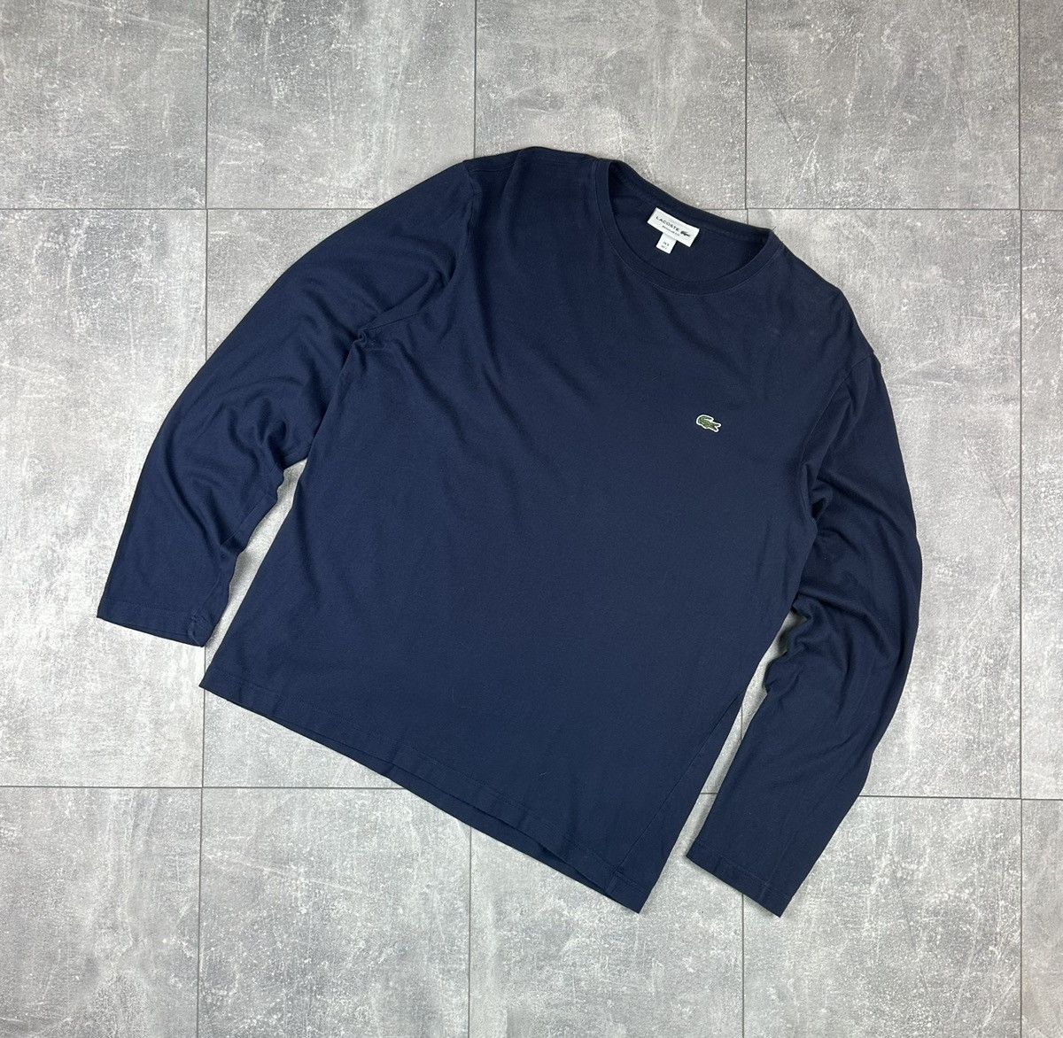 Lacoste Lacoste Small Logo Luxury Blue Long Sleeve Size US L / EU 52-54 / 3 - 1 Thumbnail