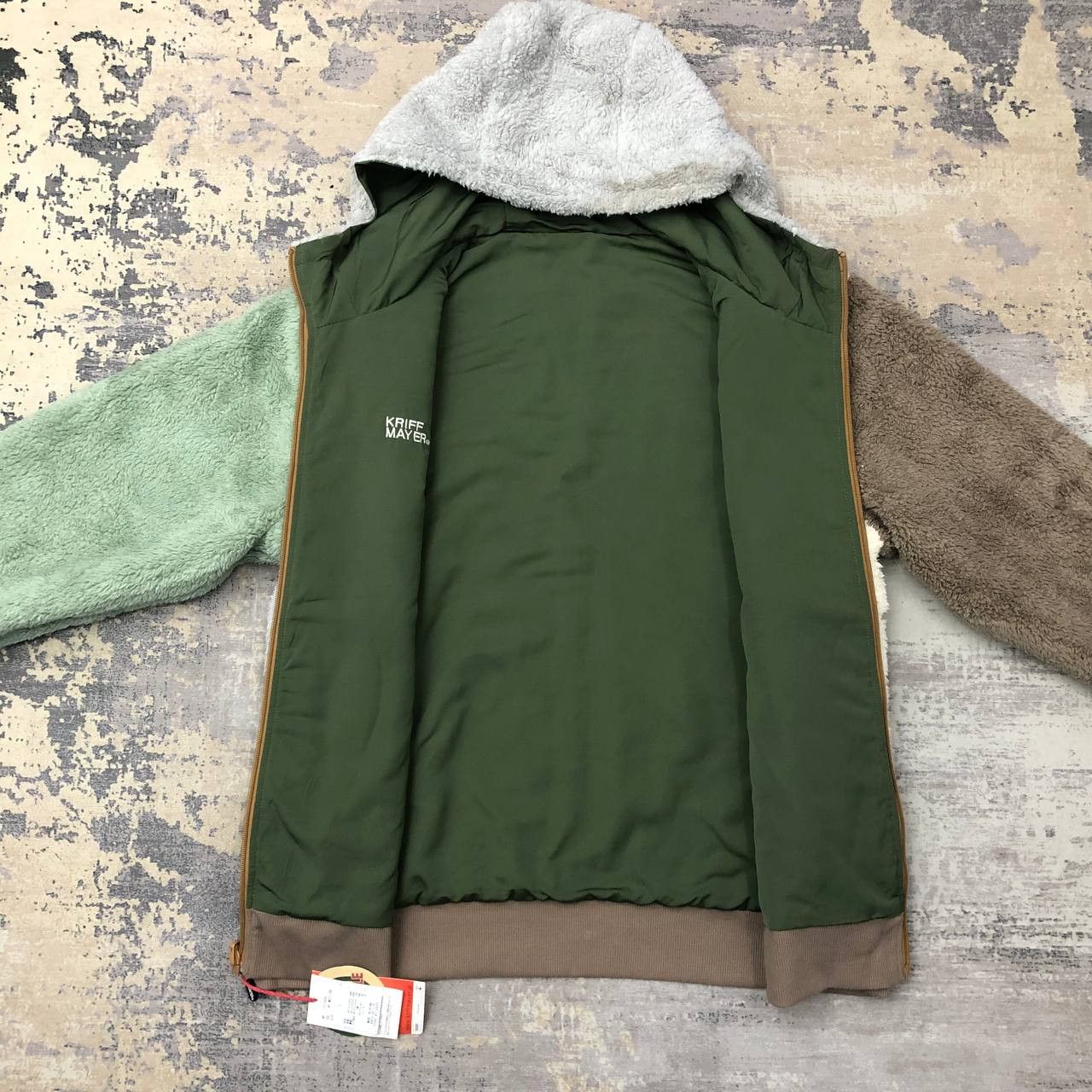 Japanese Brand Y649 KRIFF MAYER FLEECE REVERSIBLE JACKETS Size US L / EU 52-54 / 3 - 6 Thumbnail