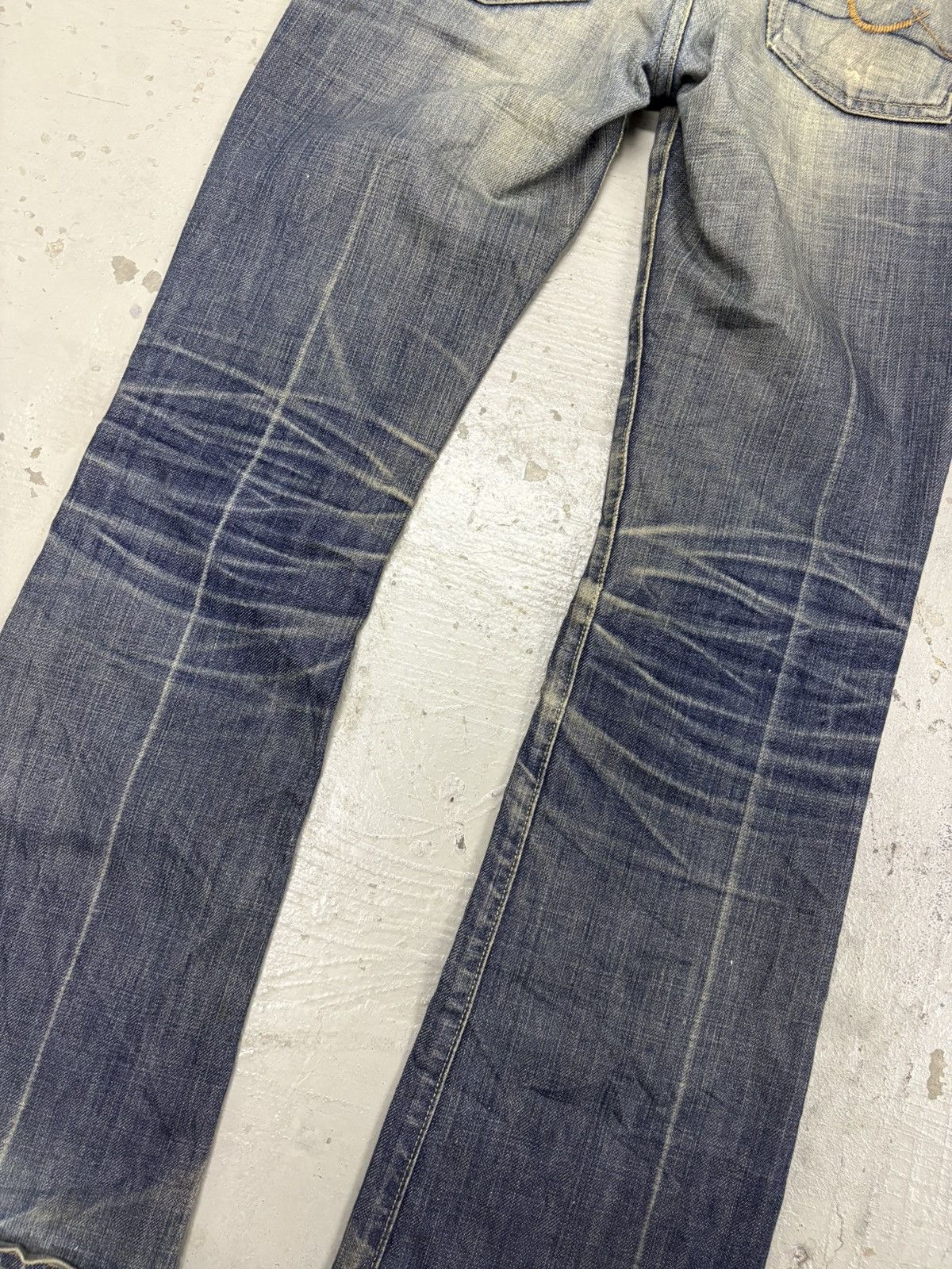 Tornado Mart Vintage Mudwash Flared Denim 7 For All ManKind Jerome Dahan Size US 30 / EU 46 - 5 Thumbnail