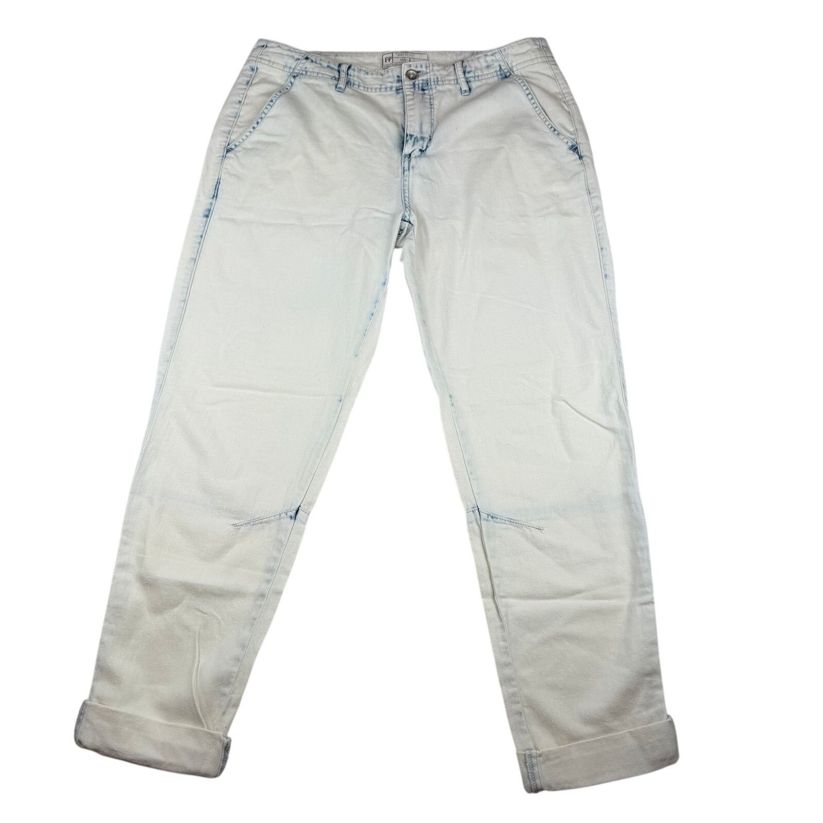 Free People Free People Acid Wash Boyfriend Jeans Size 0 Size 25" / US 0 / IT 36 - 1 Thumbnail