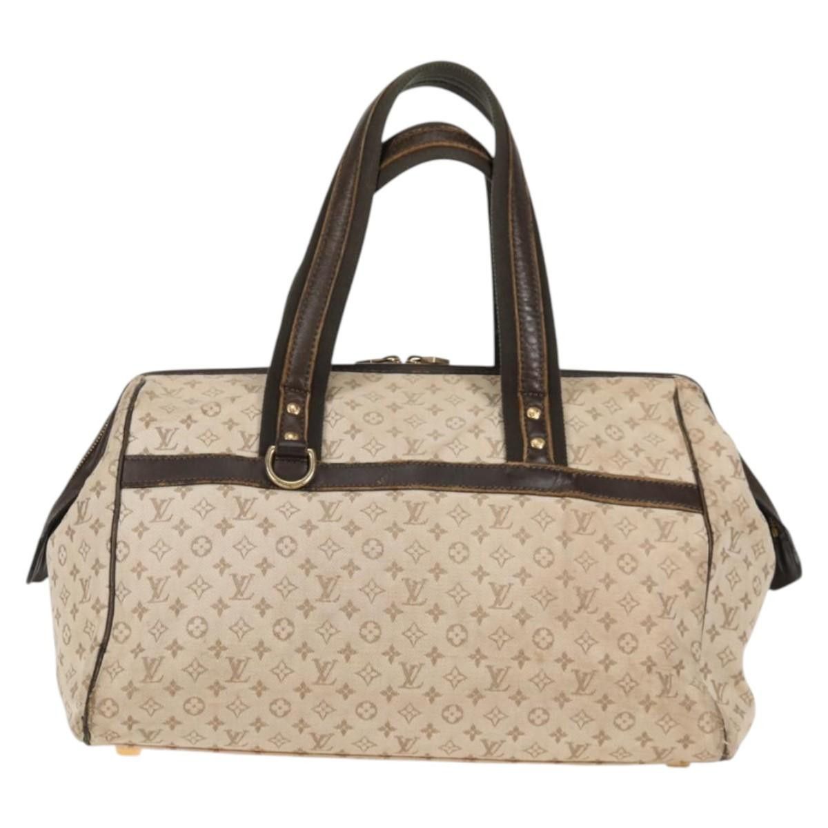 Louis Vuitton LOUIS VUITTON Monogram Mini Josephine GM Hand Bag Khaki Size ONE SIZE - 3 Thumbnail
