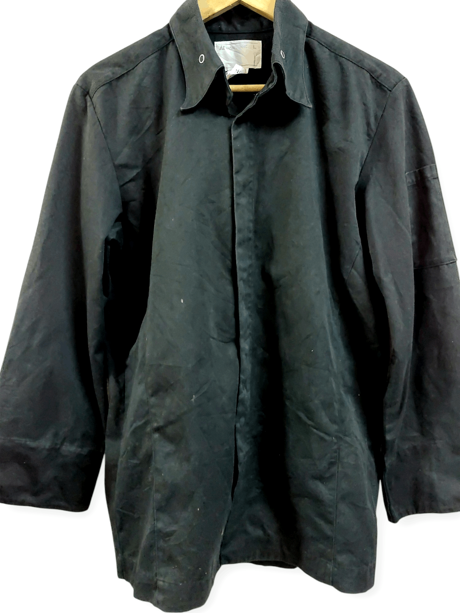 Montblanc Montblanc Black Chef Style Button Up Size US L / EU 52-54 / 3 - 2 Thumbnail