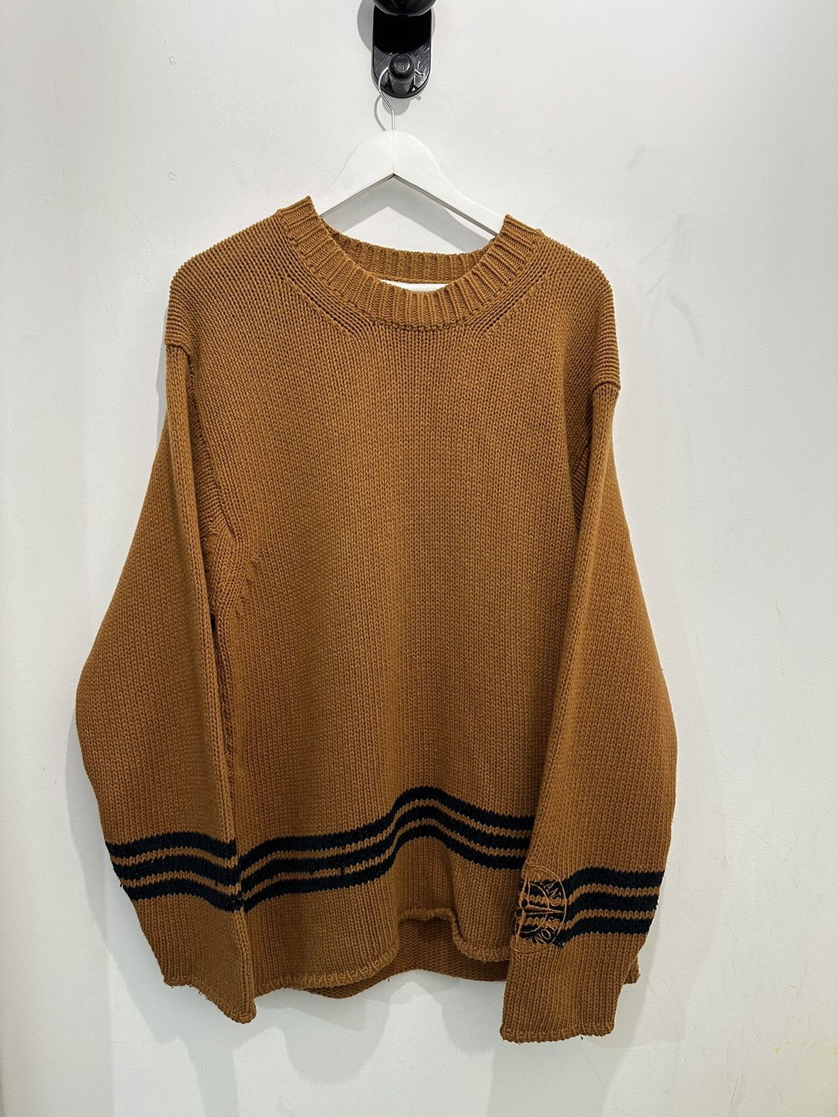 image of Stone Island Jumper in Orange, Men's (Size Large)