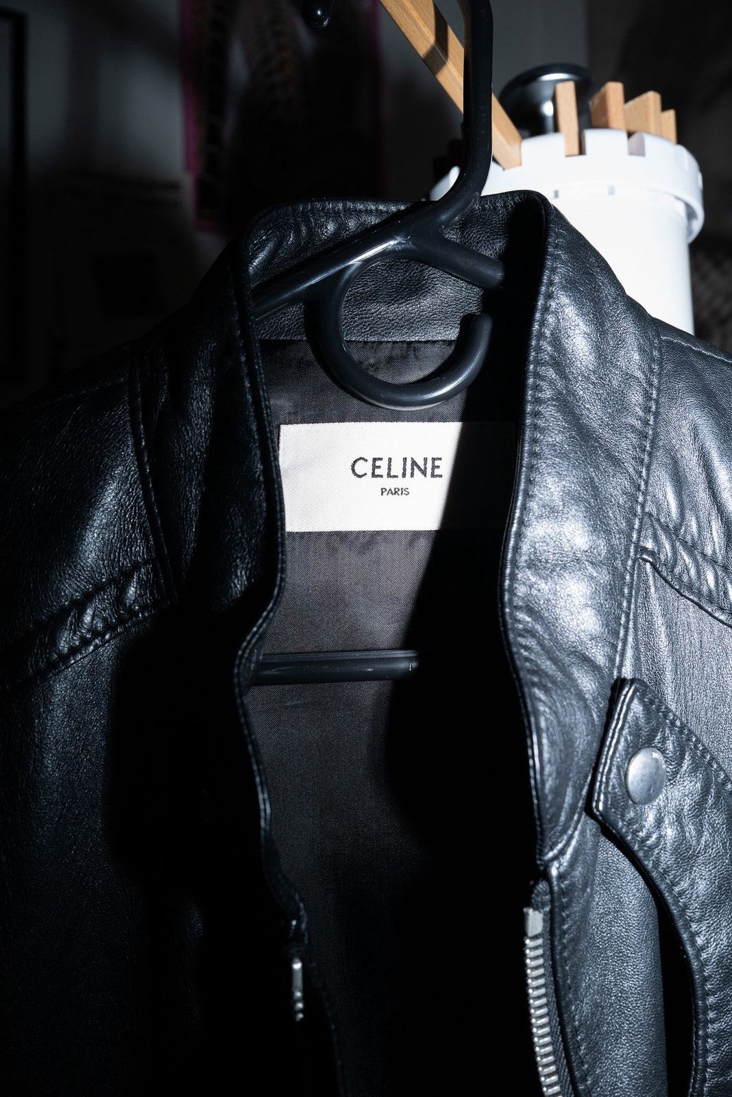 Hedi Slimane Celine 19AW Hedi Slimane Runway Cafe Racer Leather Jacket Size US M / EU 48-50 / 2 - 9 Thumbnail