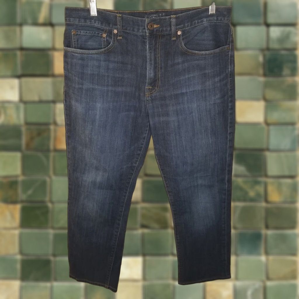 Lucky Brand Lucky Brand 121 Heritage Slim Straight Jeans Mens Size 34x28 Blue Size US 34 / EU 50 - 1 Thumbnail