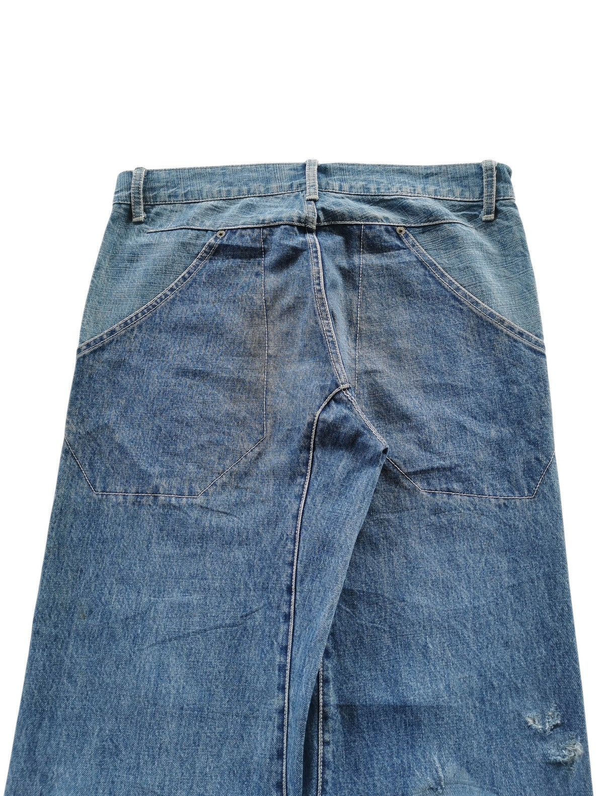 JNCO Alba Rosa Vintage Wide-Leg Baggy Washed Denim Jeans Size US 32 / EU 48 - 7 Thumbnail