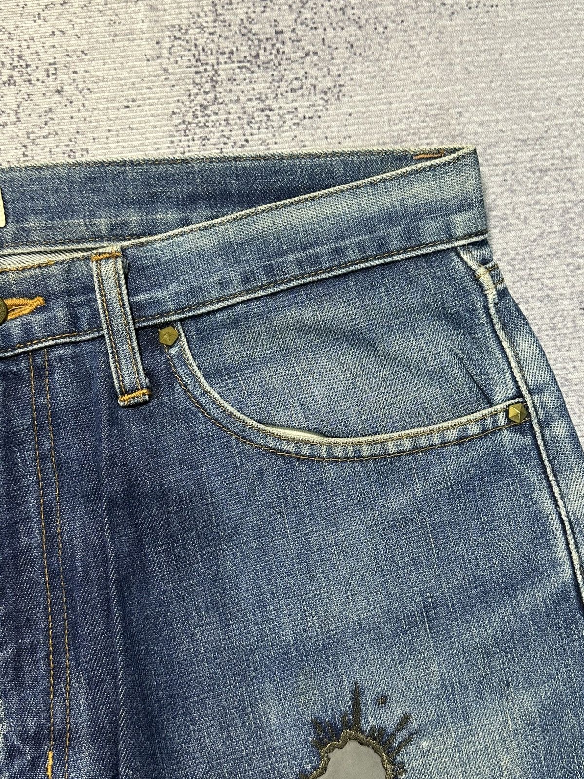 Kansai Yamamoto Kansai Yamamoto Baggy Washed Jeans Size US 32 / EU 48 - 6 Thumbnail