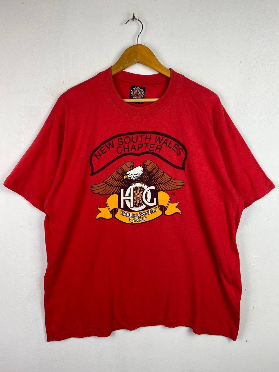 Harley Davidson vintage 90s harley owner group tee nice design Size US XL / EU 56 / 4 - 1 Thumbnail