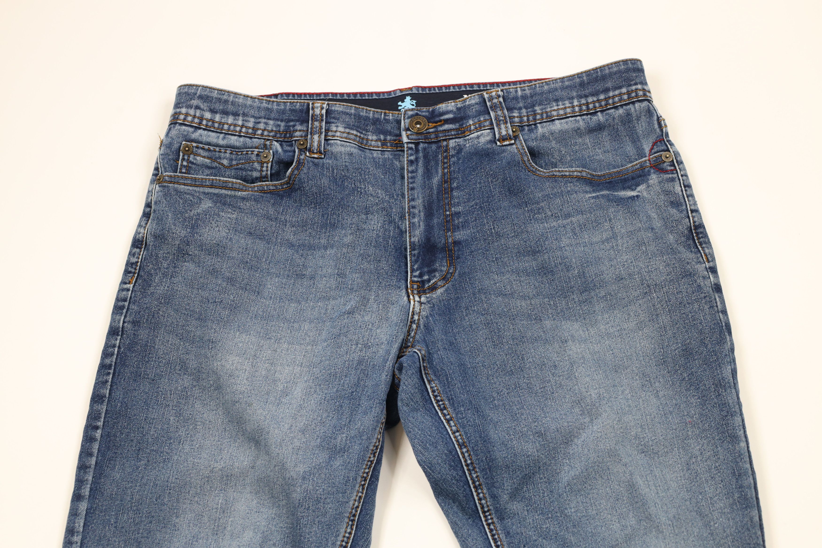 Nat Nast × Vintage Nat Nast Luxury Originals Straight Leg Denim Jeans Blue Size US 36 / EU 52 - 2 Thumbnail