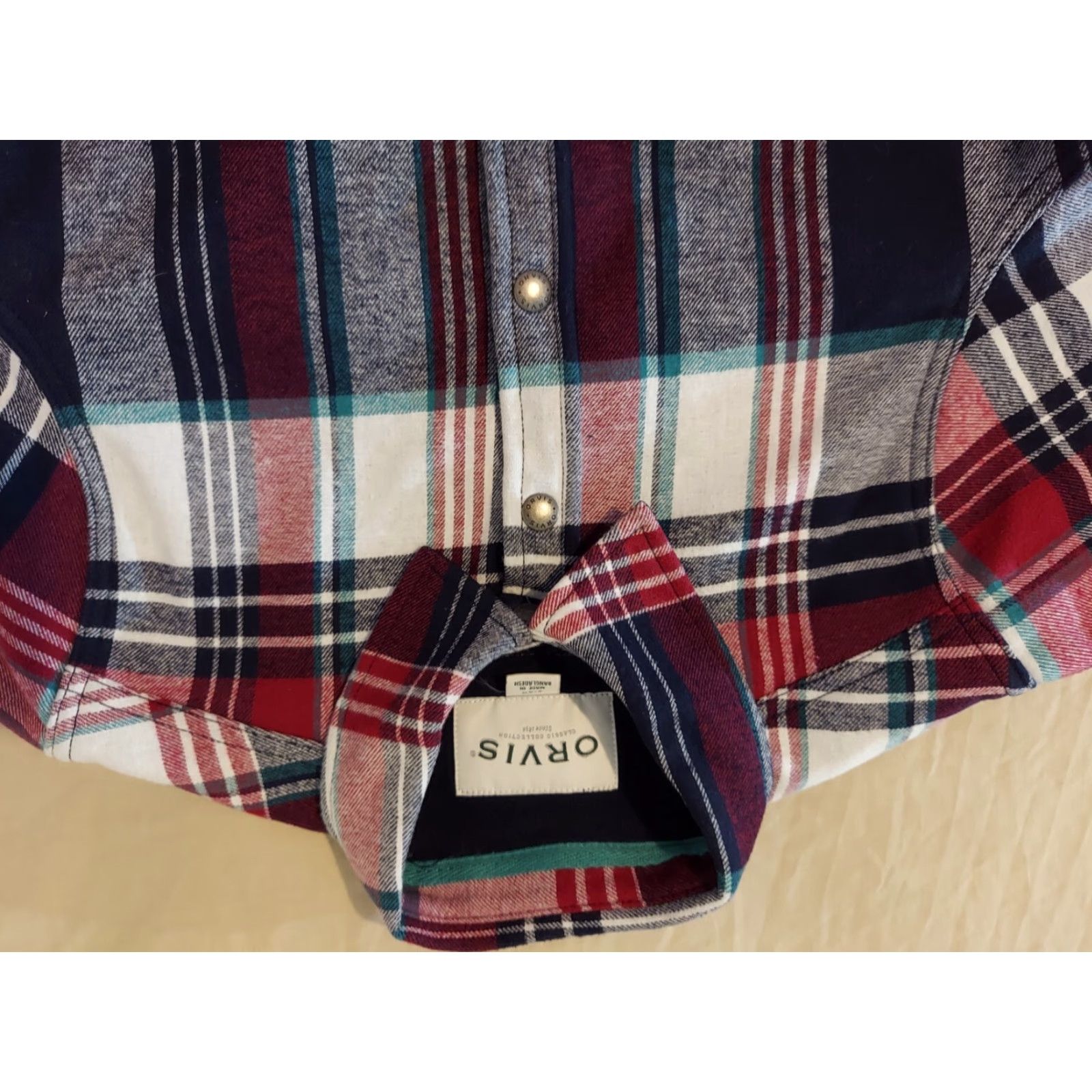 Orvis Orvis Shacket Jacket S Small Plaid Navy Blue Red Cotton 3-in-1 Mens Womens Boys Girls Product Category: Shirt? Size US S / EU 44-46 / 1 - 2 Thumbnail