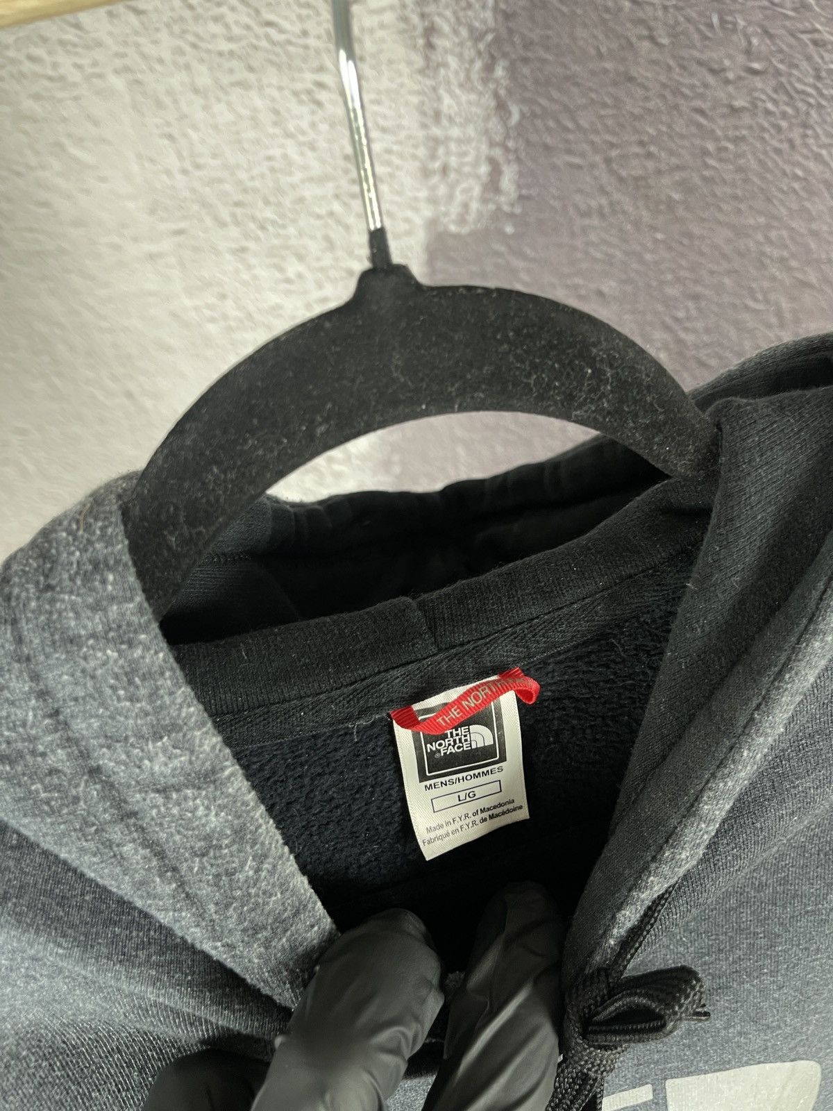 The North Face The North Face reflective logo grey vintage hoodie Size US L / EU 52-54 / 3 - 10 Thumbnail