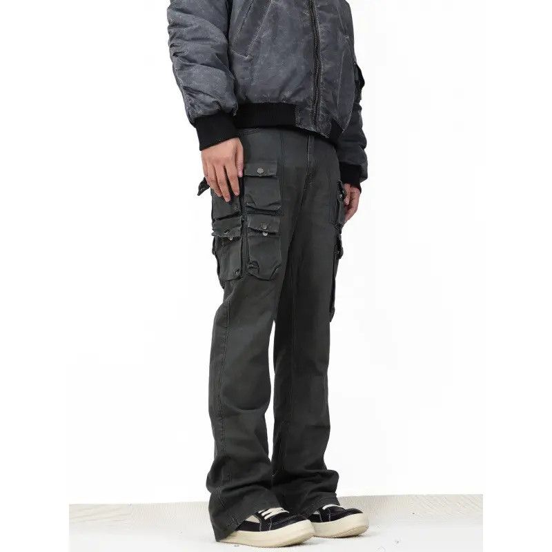 Japanese Brand × Jean Retro loose high street micro flared jeans Size US 32 / EU 48 - 2 Thumbnail