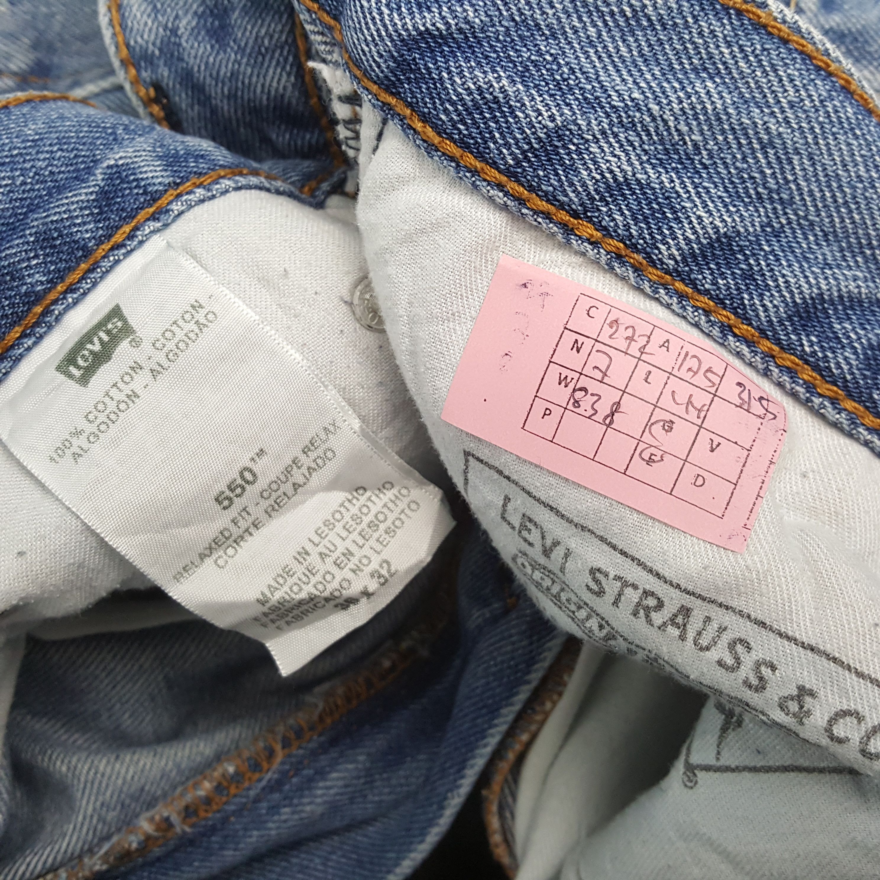 Levi's × Vintage LEVI'S Streetwear Style Distressed JEANS Size US 35 - 13 Thumbnail