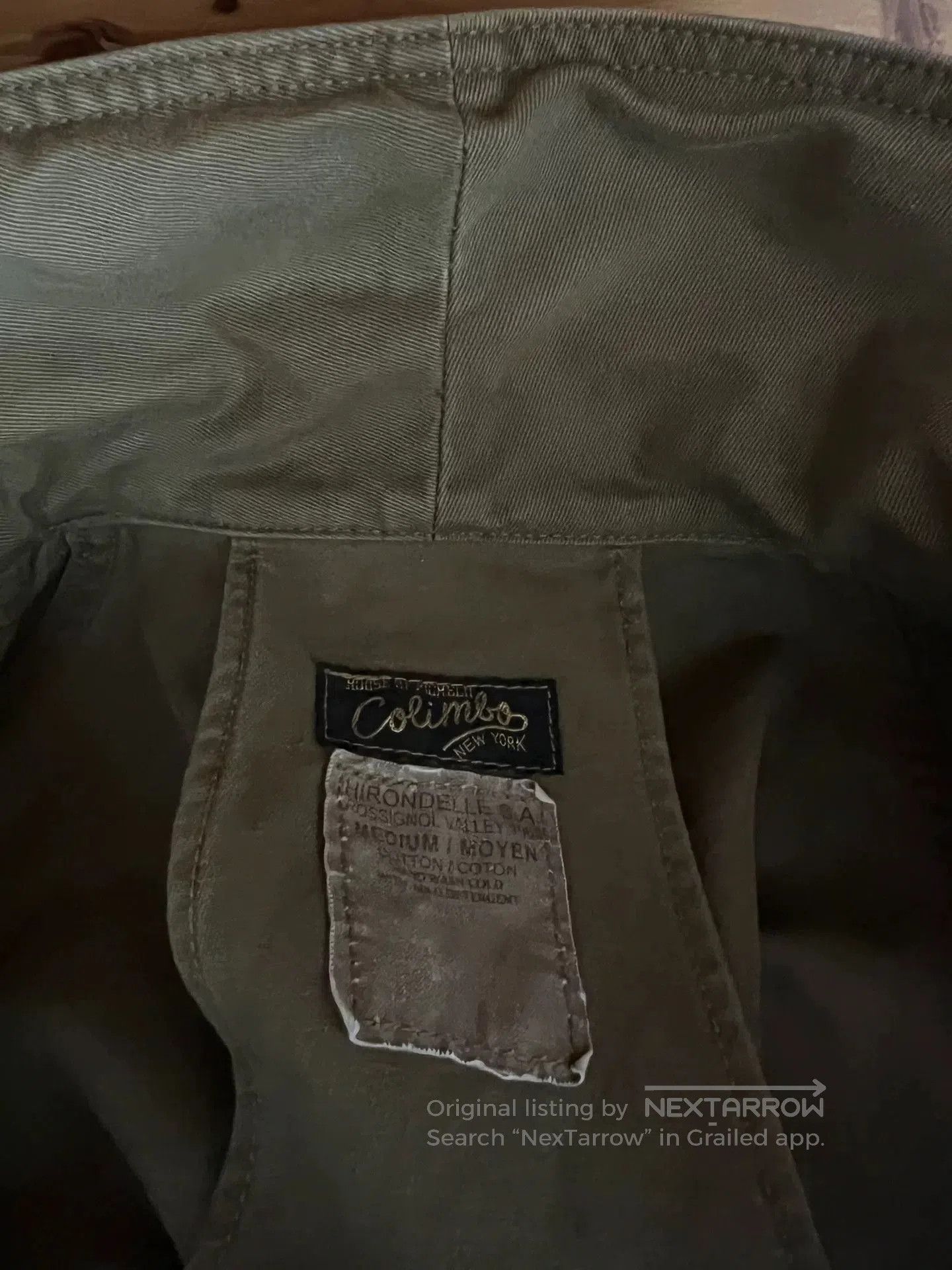 COLIMBO long military canvas jacket by colimbo. Size US M / EU 48-50 / 2 - 9 Thumbnail