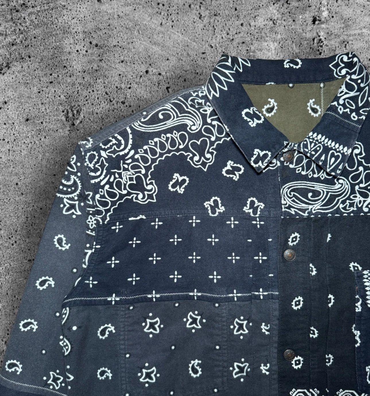 Kapital KAPITAL “REVERSIBLE BANDANA TRUCKER JACKET” Size US XL / EU 56 / 4 - 2 Thumbnail