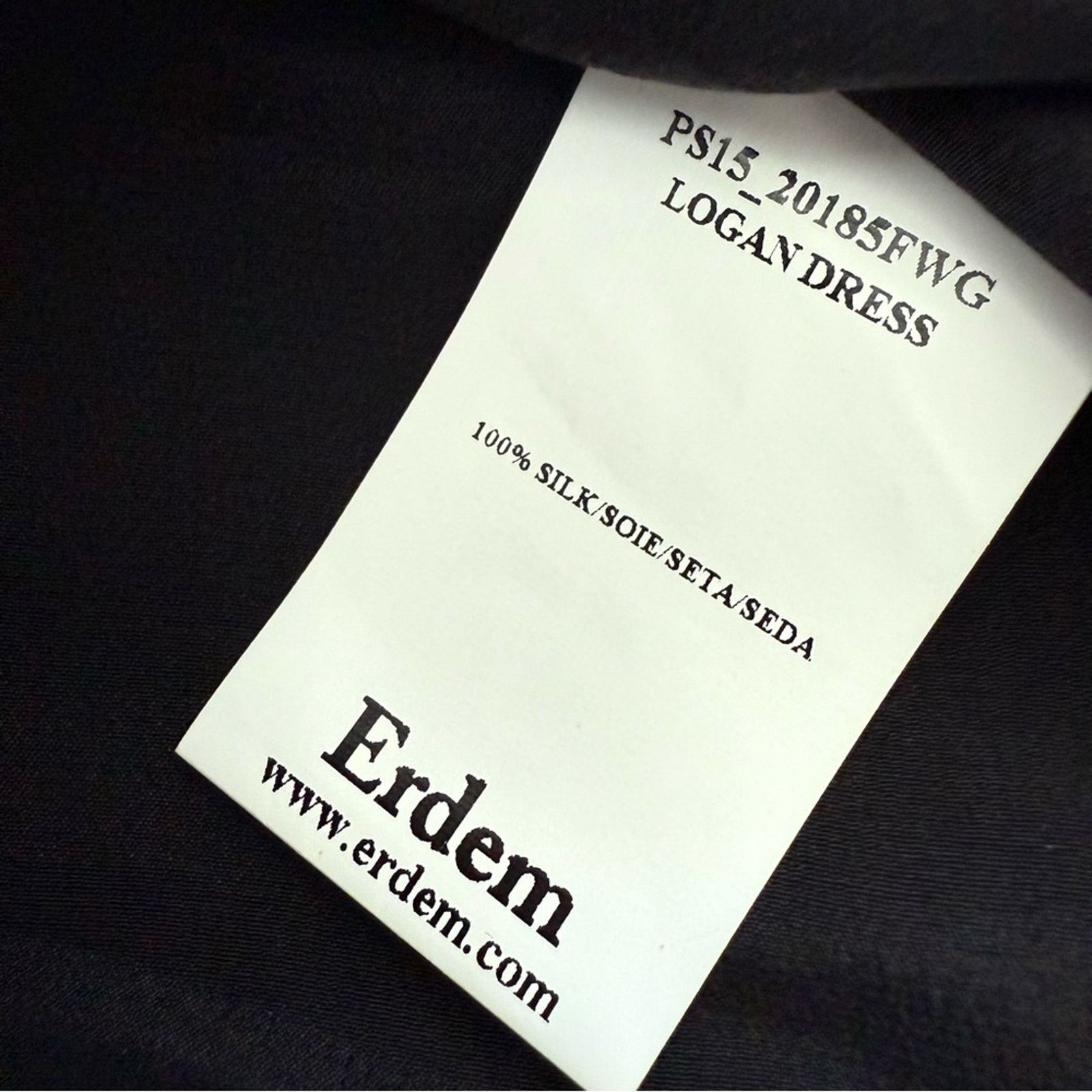 Erdem ERDEM women silk dress size 10 US Retail 750$ Size L / US 10 / IT 46 - 8 Thumbnail