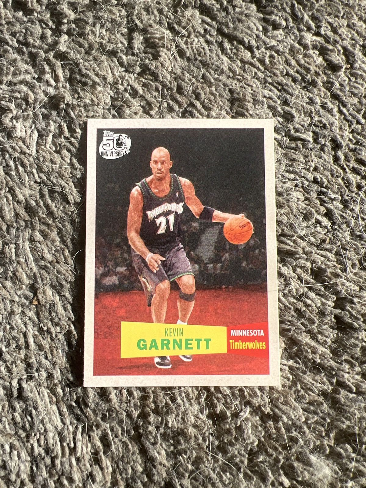 NBA 2007 Topps #20 Kevin Garnett Card Size ONE SIZE - 1 Thumbnail