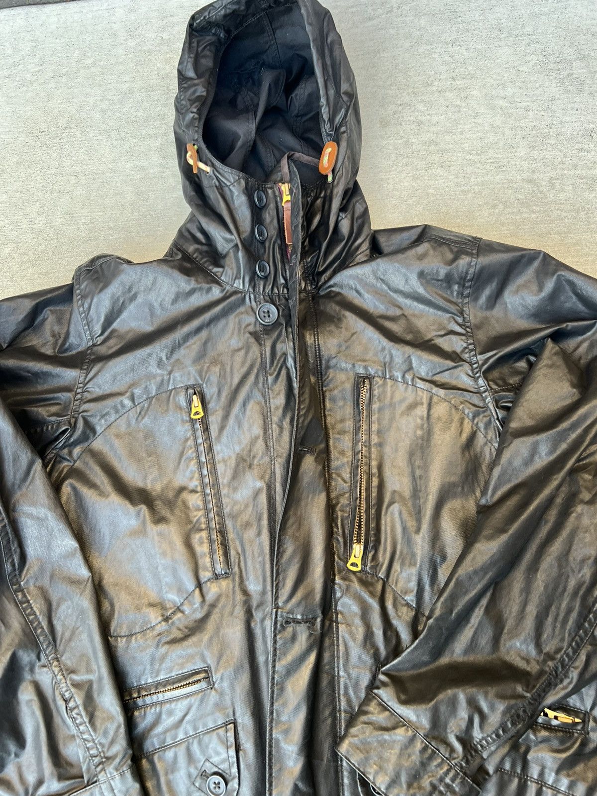 Paul Smith Paul Smith Waxed Parka Size US L / EU 52-54 / 3 - 2 Thumbnail