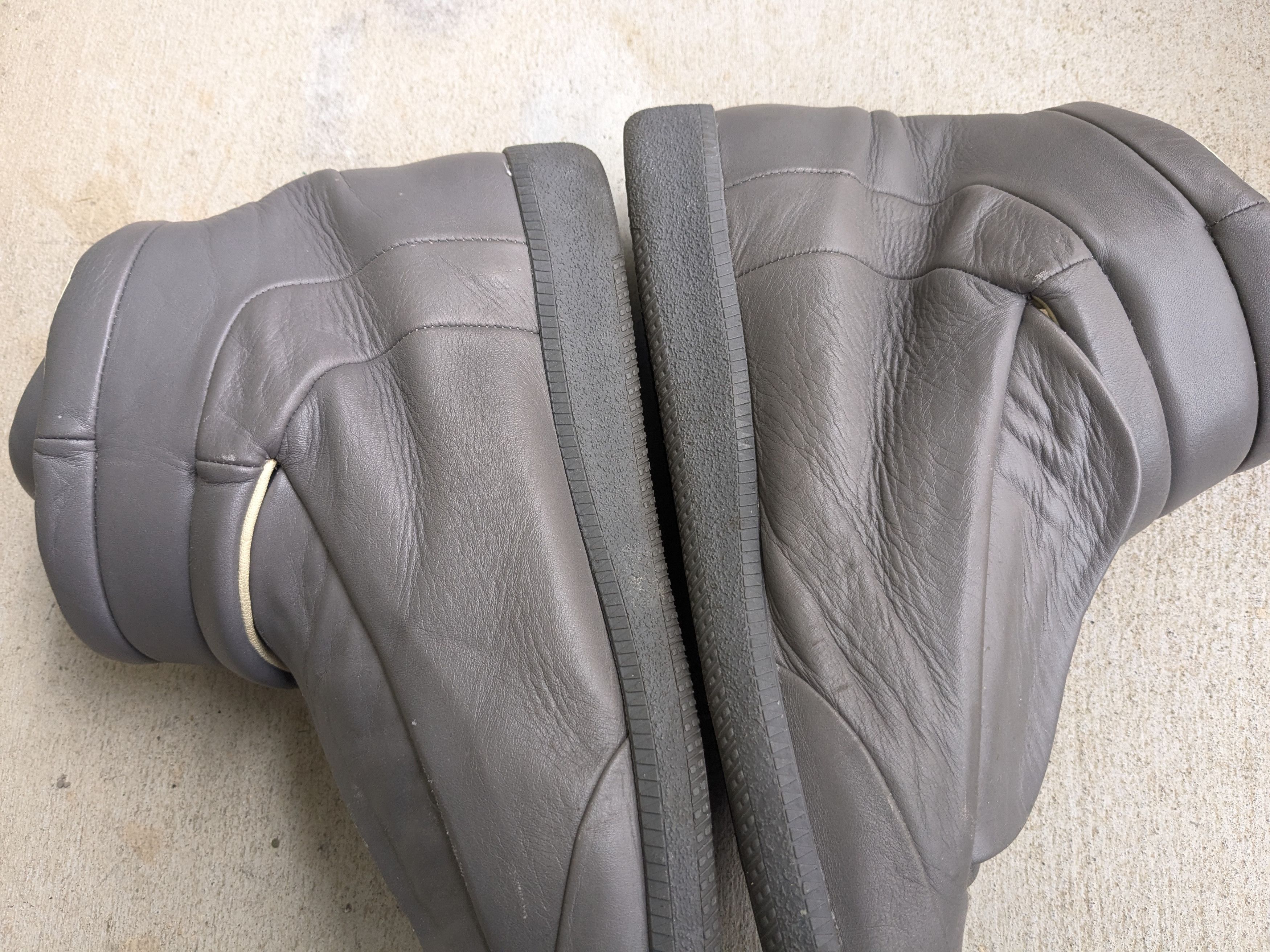 Maison Margiela Future Sneakers Gray 13 46 High Leather