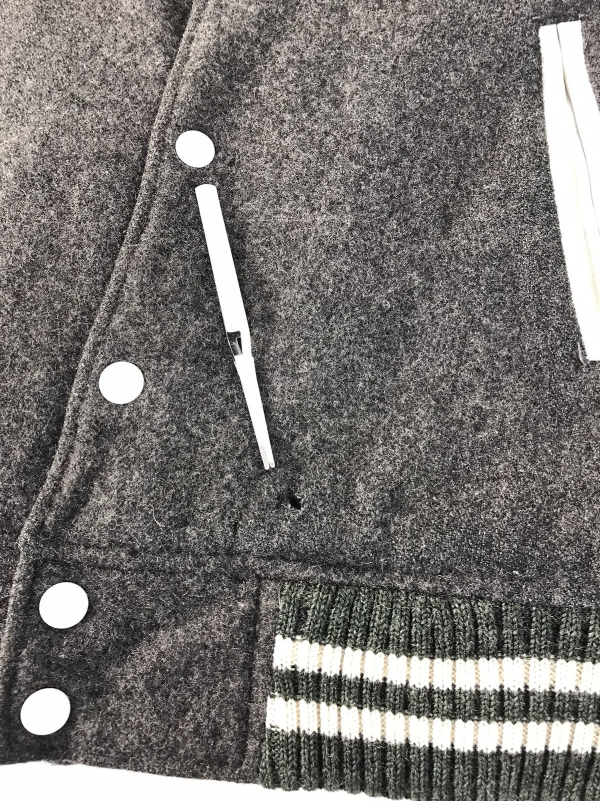 Japanese Brand Vtg Jantzen Varsity Jacket Wool Distressed Snap Button Up Size US M / EU 48-50 / 2 - 4 Thumbnail