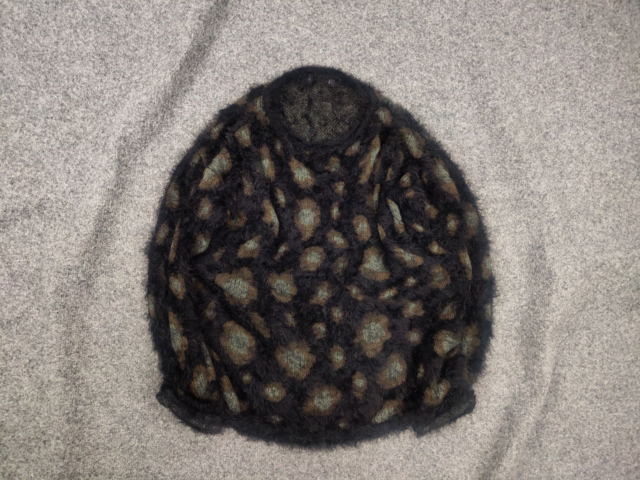 If Six Was Nine Vintage leopard Mohair Style Black Sweater Y2K hysteric Size US S / EU 44-46 / 1 - 1 Thumbnail