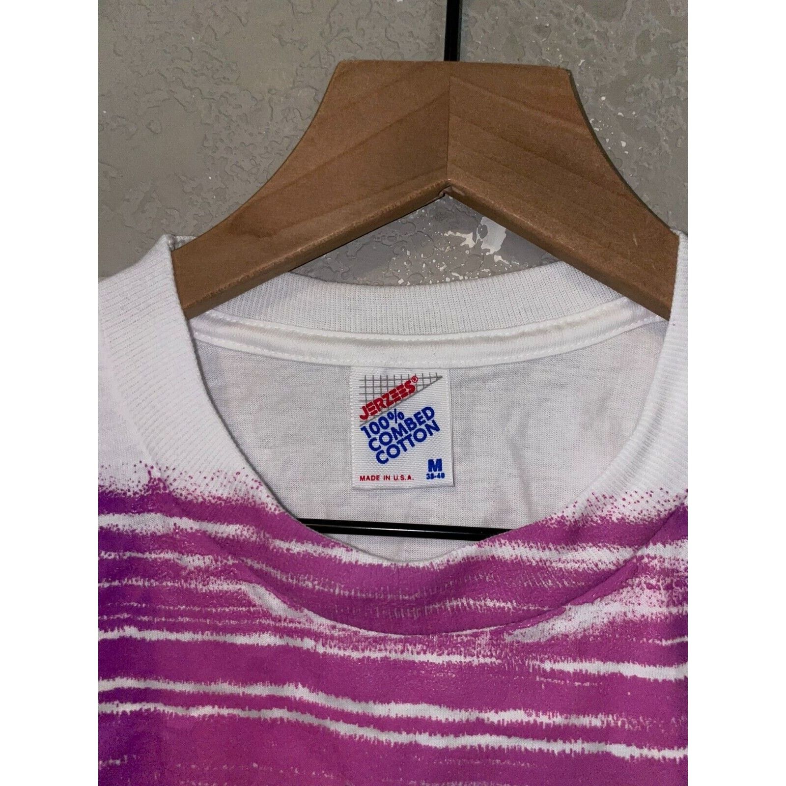 Jerzees Vintage Test Print Shirt YMCA Rockies Whale Tail Tee Summer Size US M / EU 48-50 / 2 - 9 Thumbnail