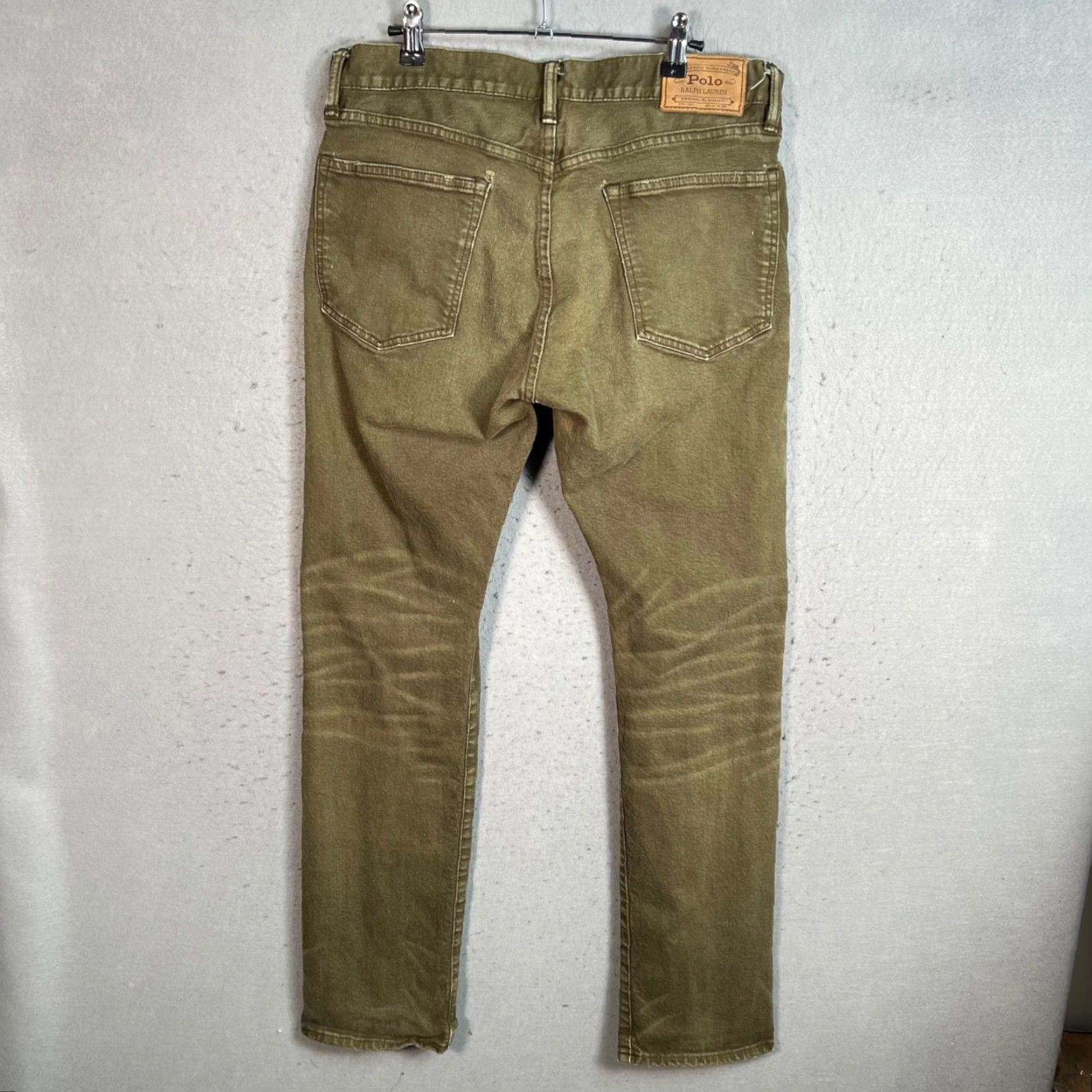 Polo Ralph Lauren Polo Ralph Lauren Jeans Olive Green Dungarees Authentic Mens Size 32 x 32 Polo Ralph Lauren Jeans Green 5-Pocket Denim Cotton Mid Rise Vintage: No Men Size US XS / EU 42 / 0 - 2 Thumbnail
