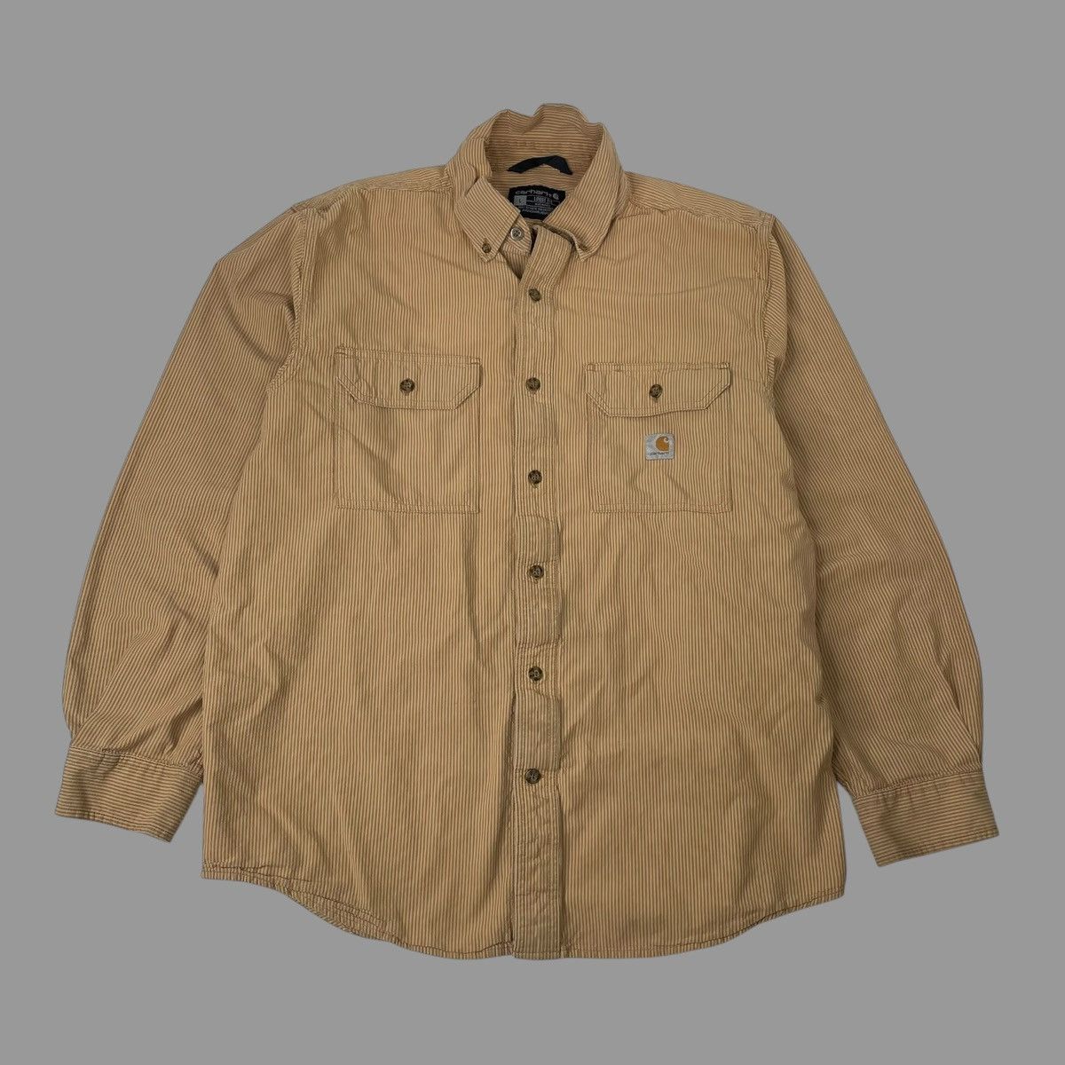 Carhartt × Vintage Vintage Carhartt striped button up shirt Size US L / EU 52-54 / 3 - 1 Thumbnail