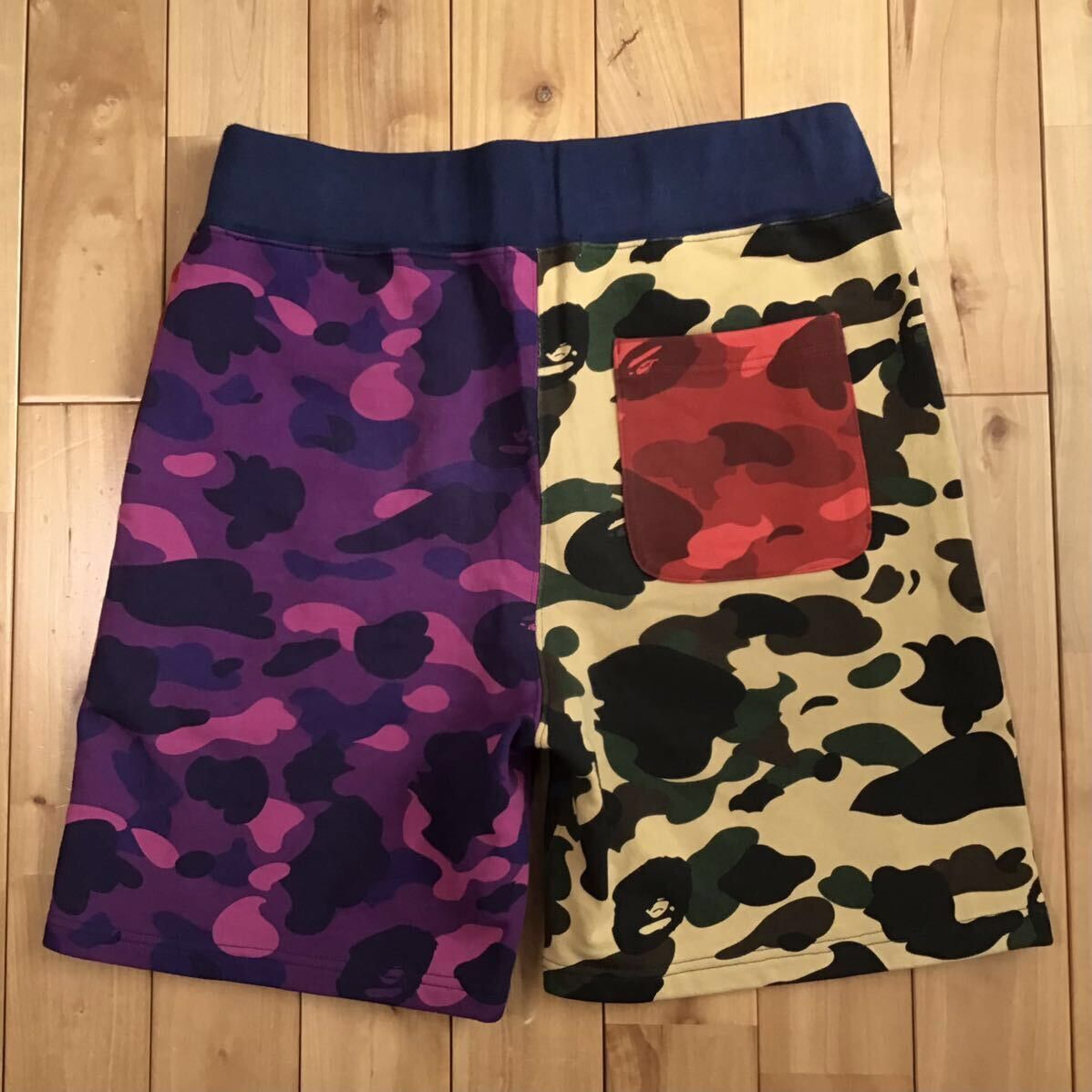 Bape BAPE Mix camo shark sweat shorts a bathing ape ★size M Size US 32 / EU 48 - 2 Thumbnail