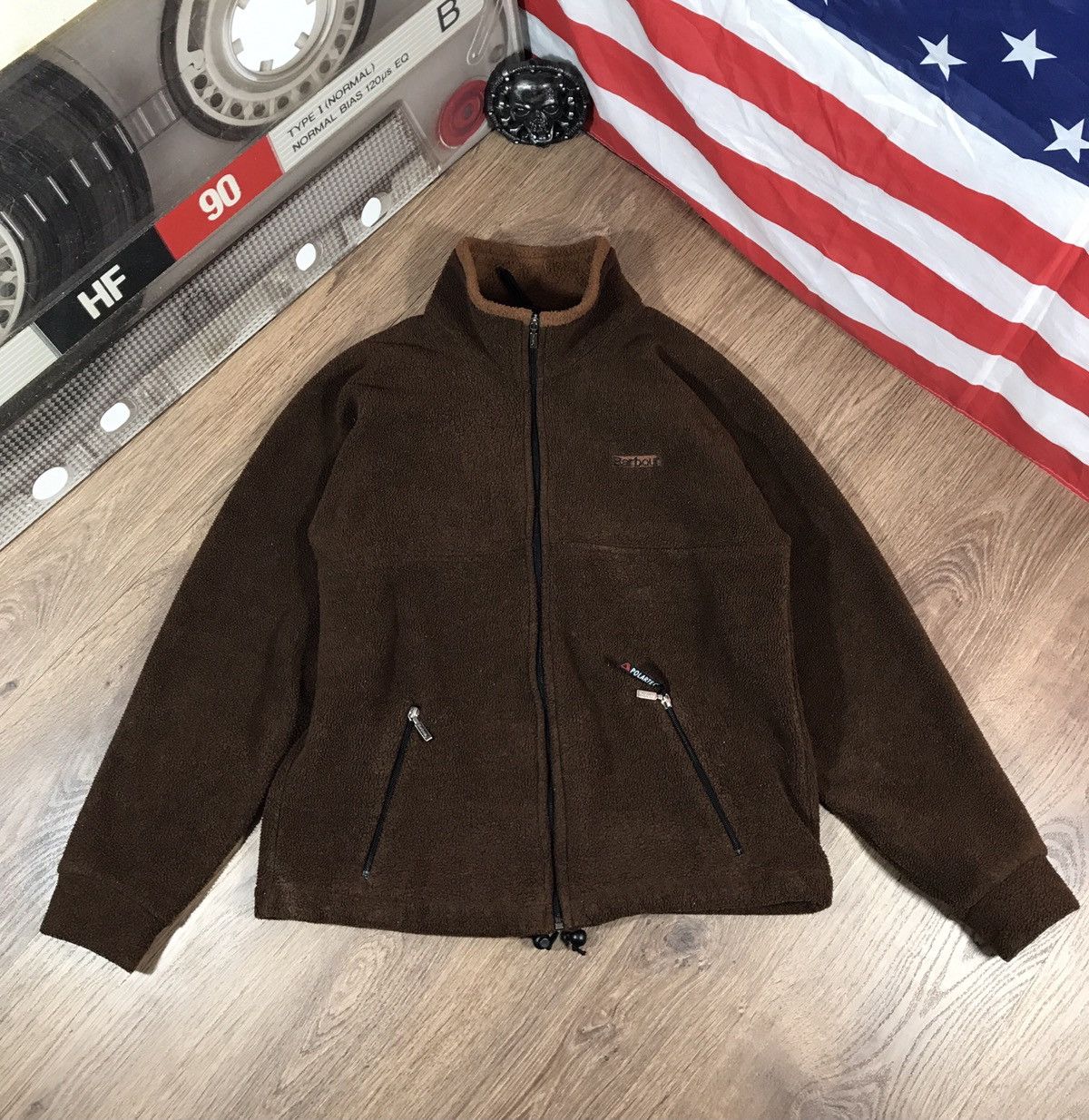 Barbour × Vintage Vintage Barbour Fleece Jacket Polartec Size US M / EU 48-50 / 2 - 1 Thumbnail
