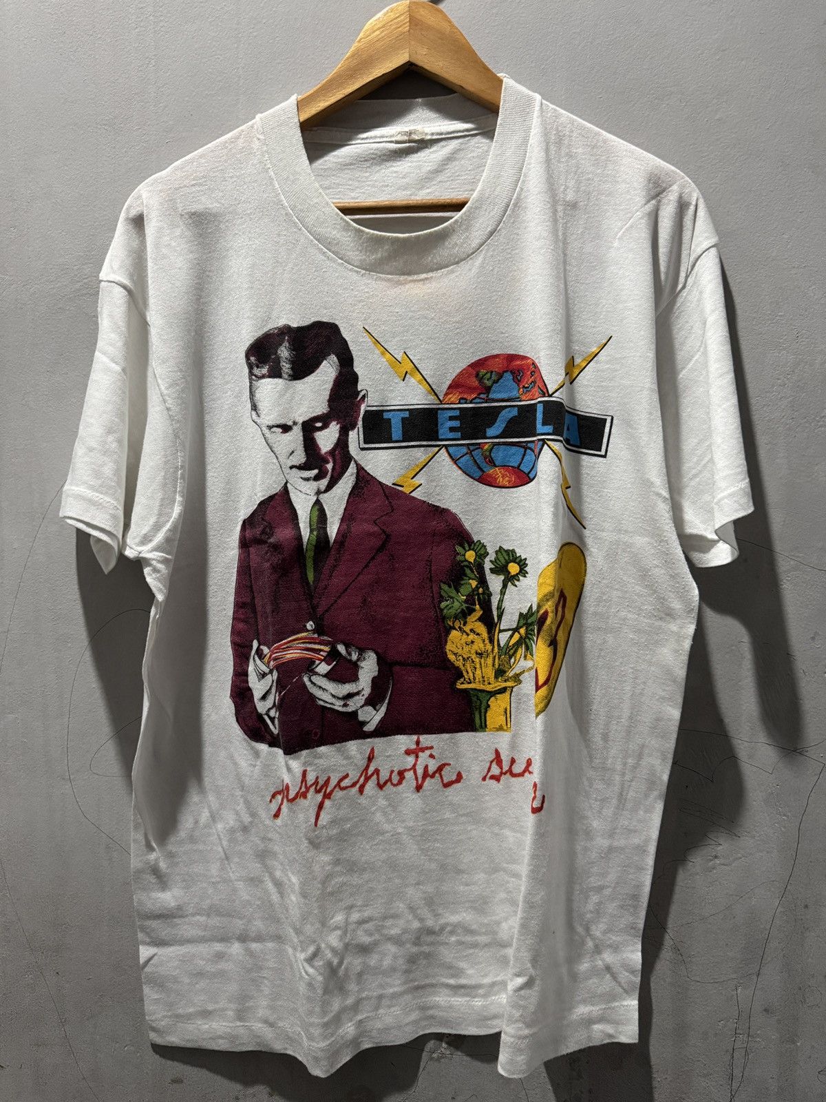 Band Tees Vintage Tesla - Rare item Size US XL / EU 56 / 4 - 1 Thumbnail